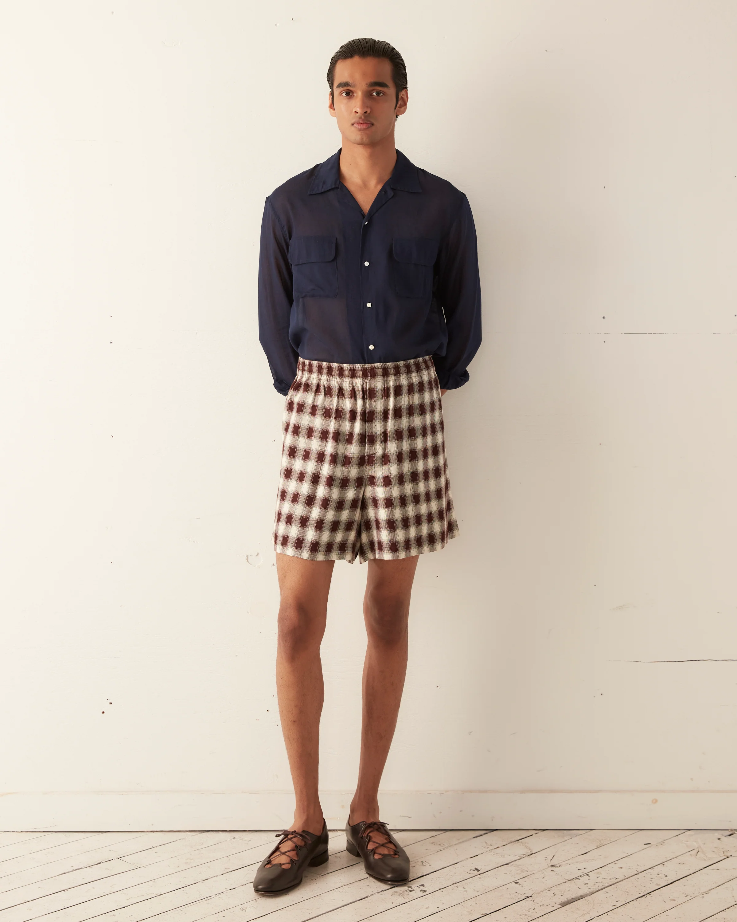 Shadow Plaid Rugby Shorts - Image 3