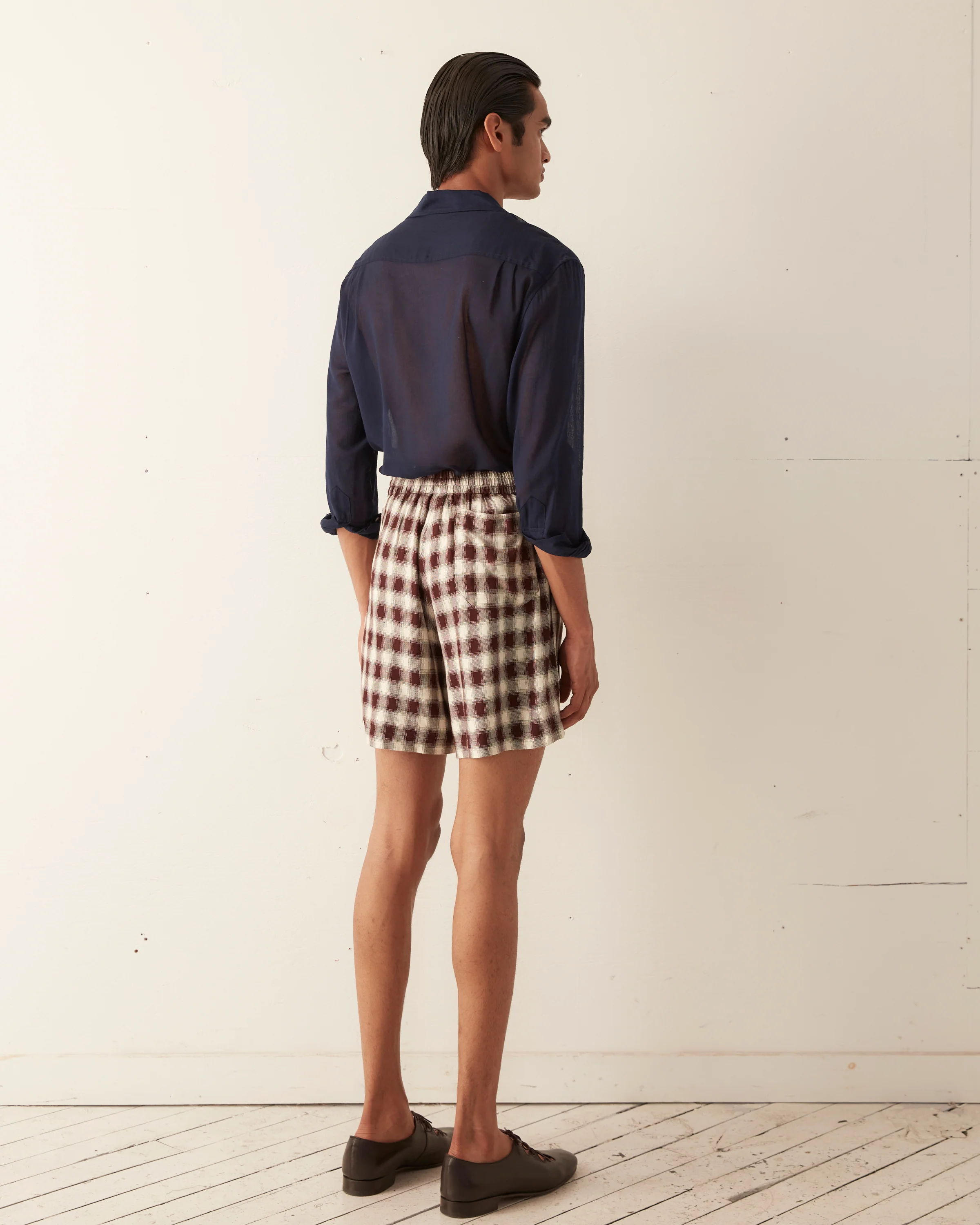 Shadow Plaid Rugby Shorts - Image 4