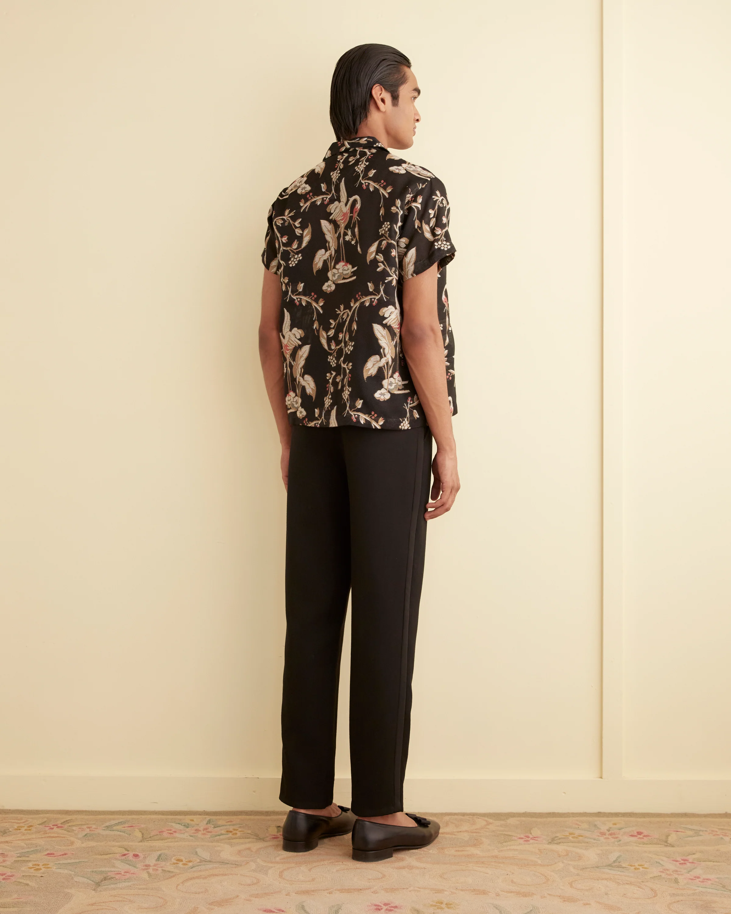 Sheer Cranes Short Sleeve Shirt - Image 3