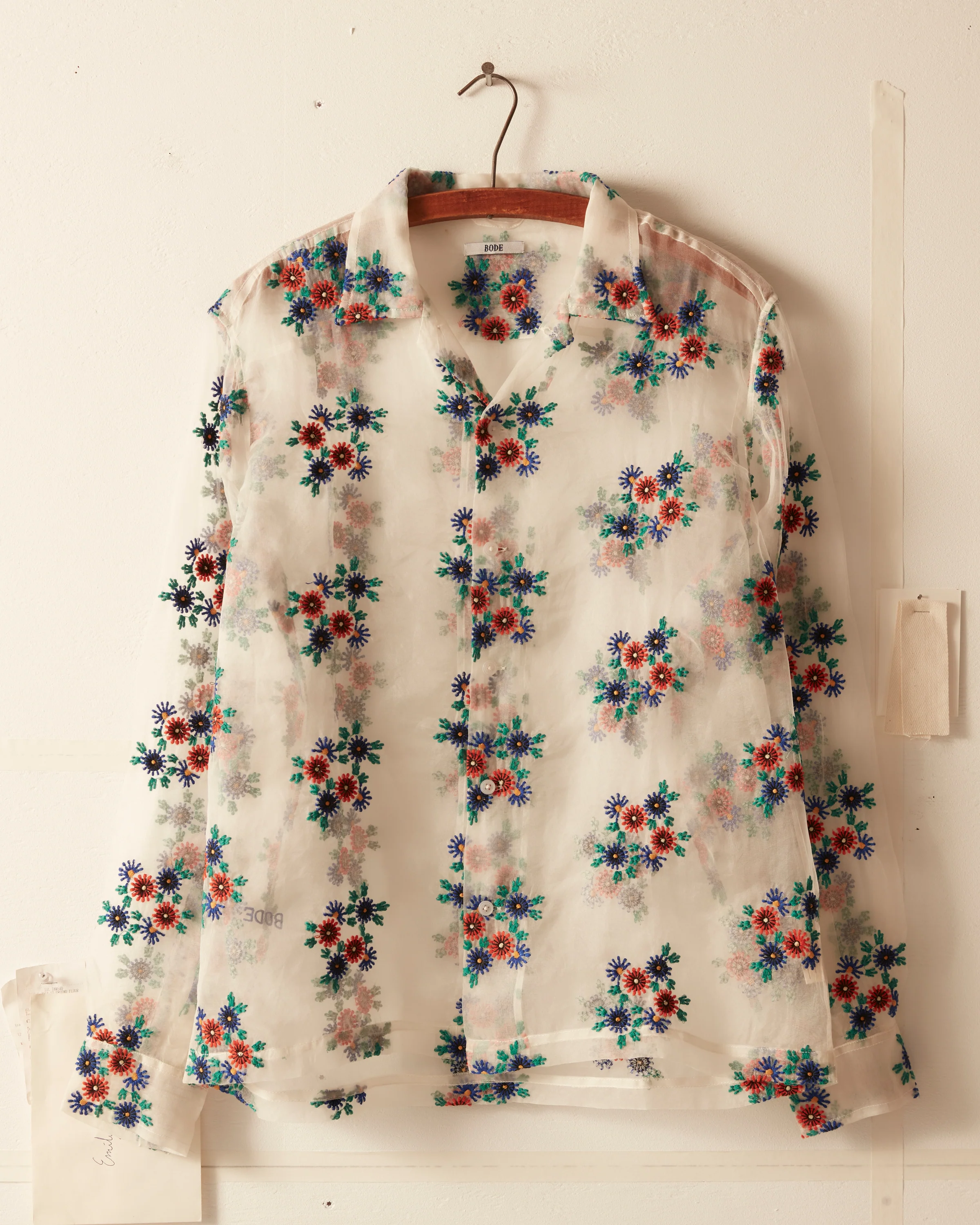 Sheer Daisy Long Sleeve Shirt