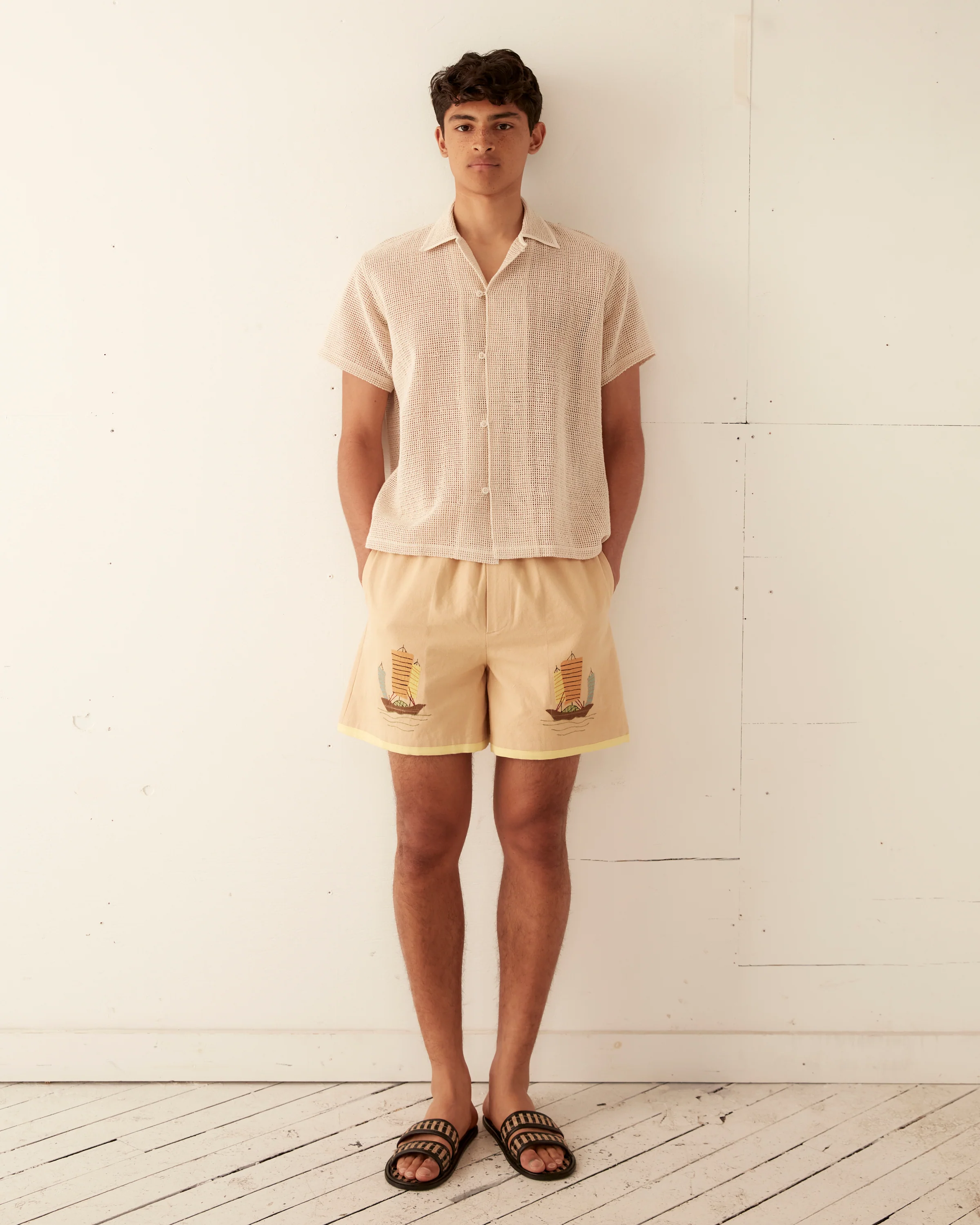 Ship Appliqué Shorts - Image 4