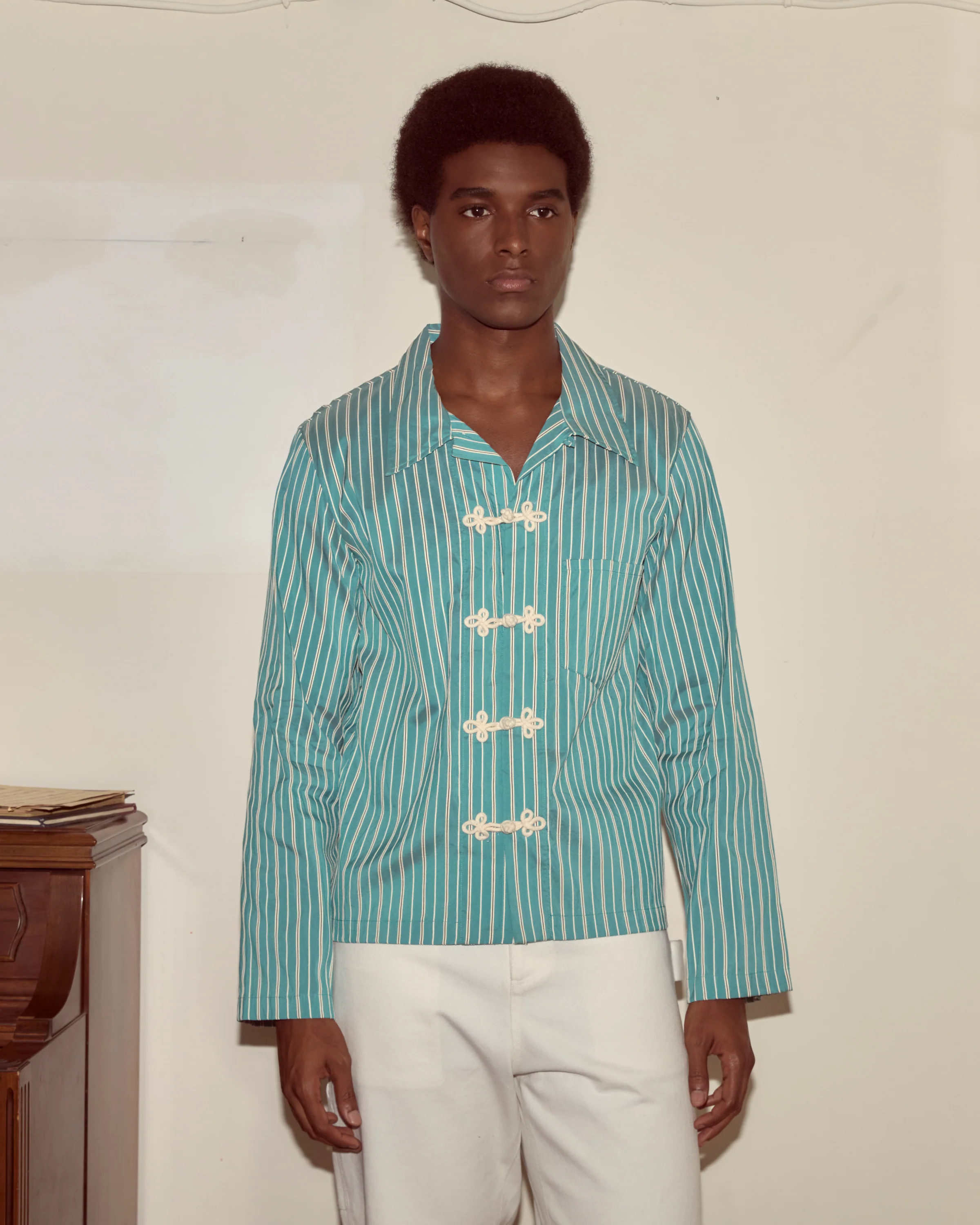 Shore Stripe Long Sleeve Shirt
