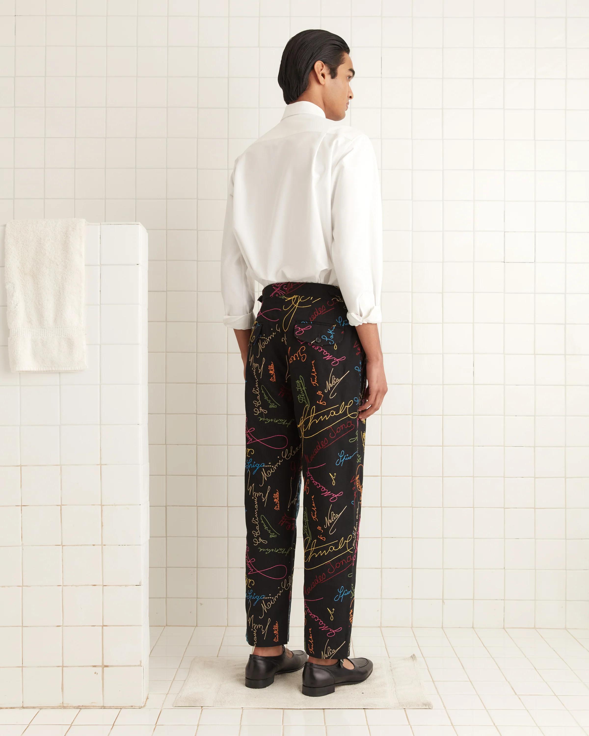 Signature Scrawl Trousers - Image 3
