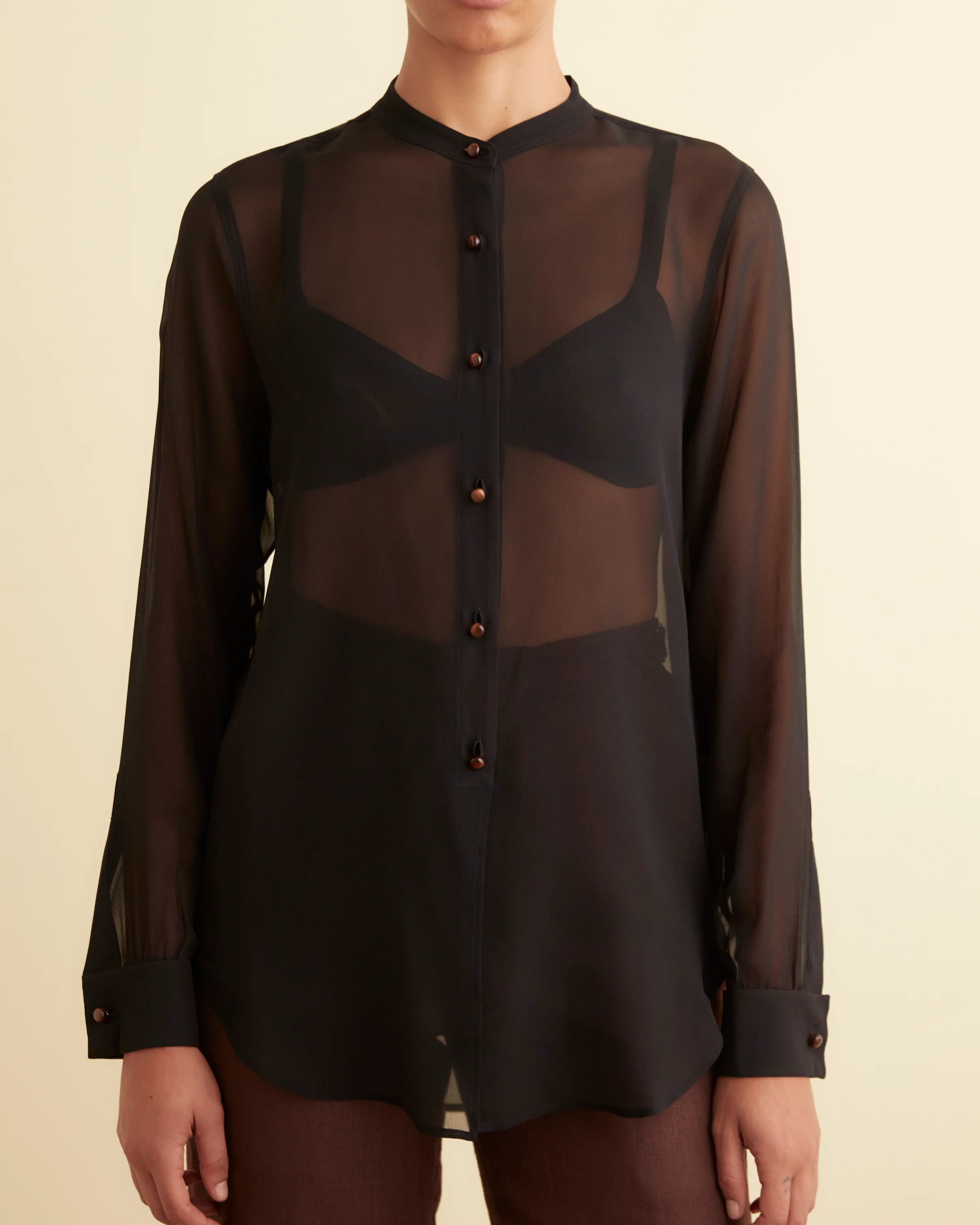 Silas Shirt - Black - Image 2