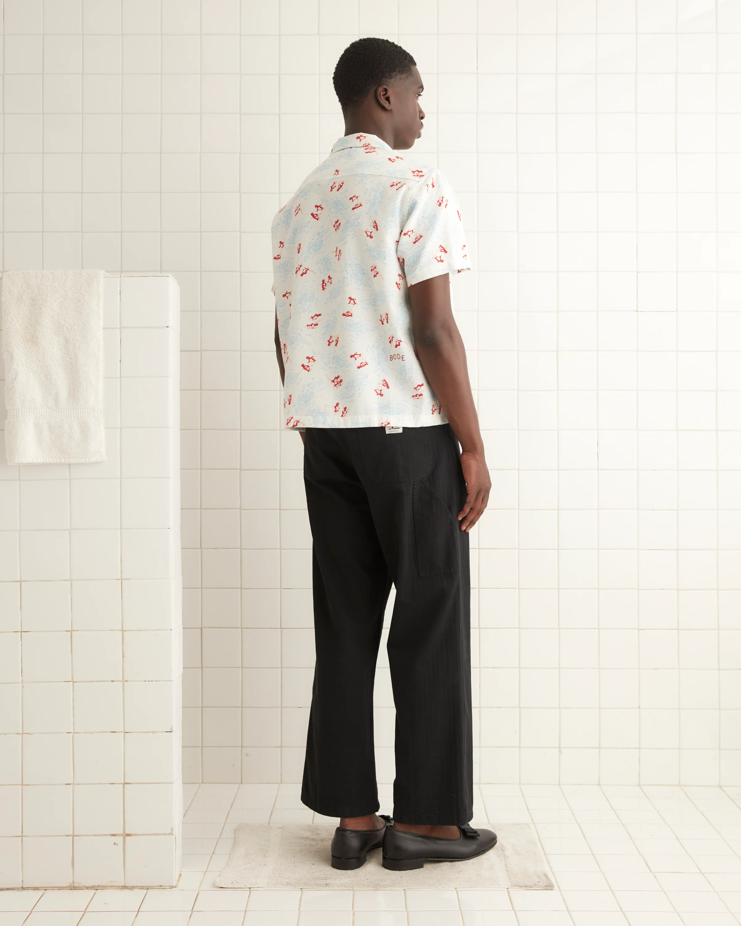 Skiing Penguins Short Sleeve Shirt - Image 3