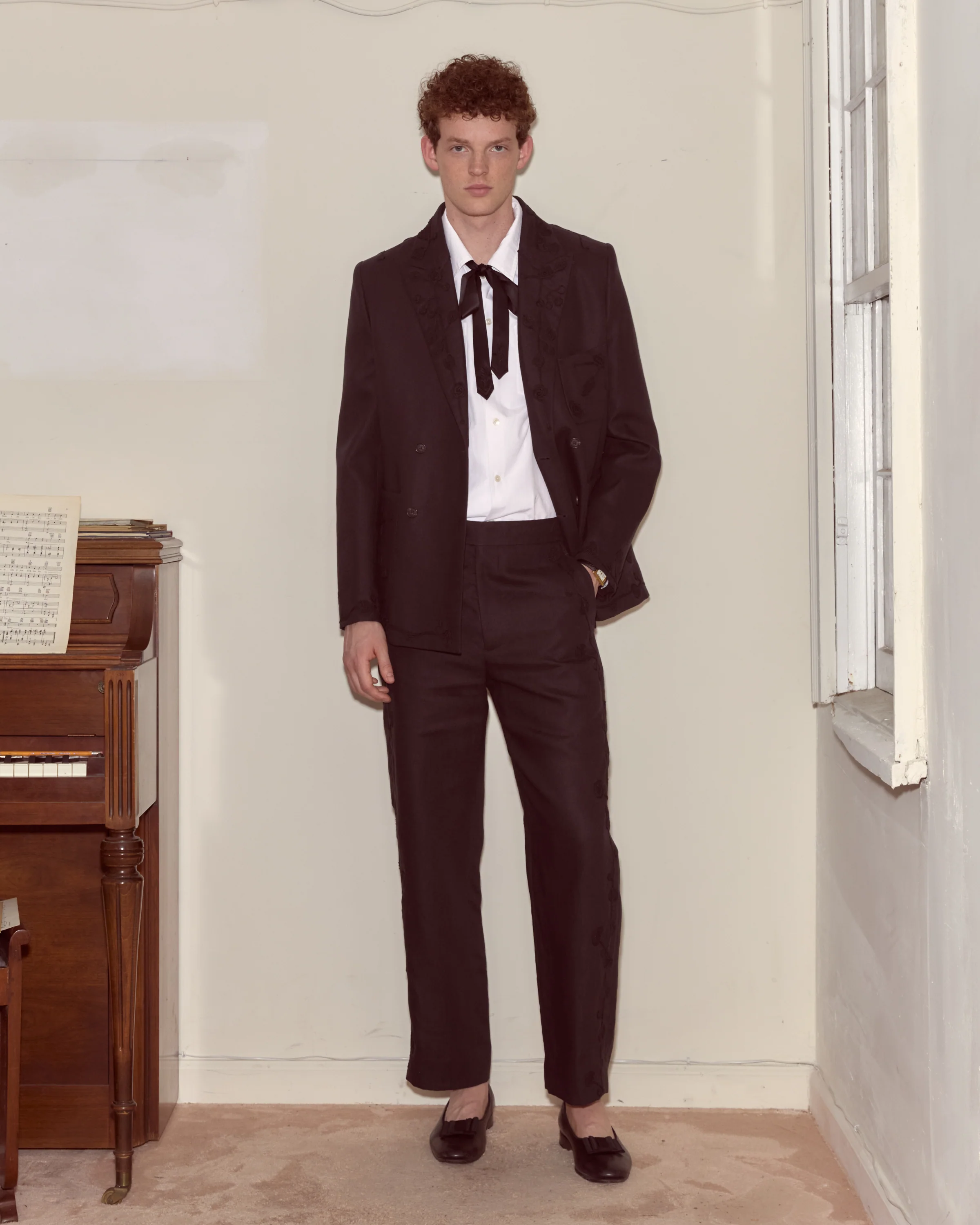 Snowdrop Linen Suit Jacket - Image 2
