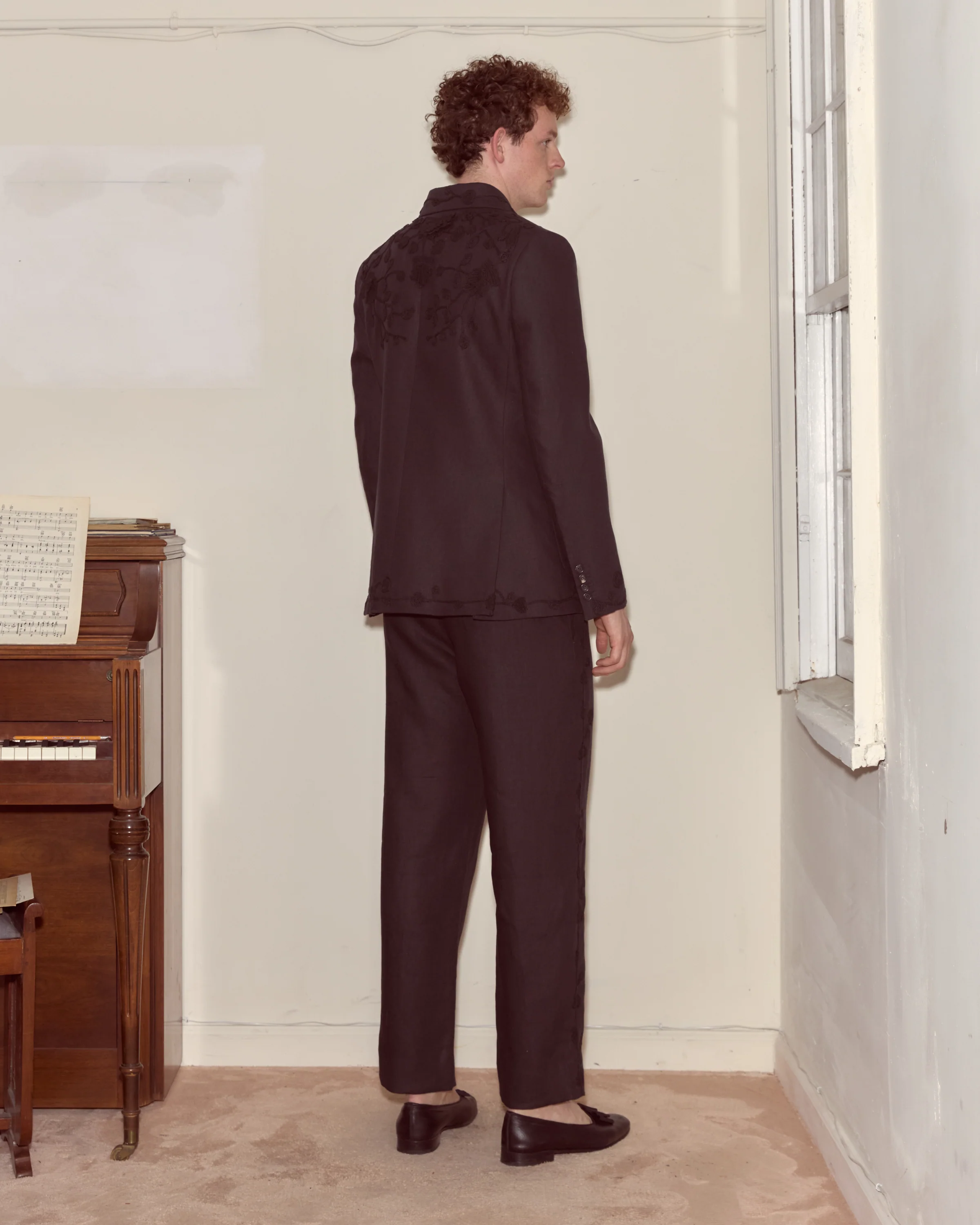 Snowdrop Linen Suit Jacket - Image 3