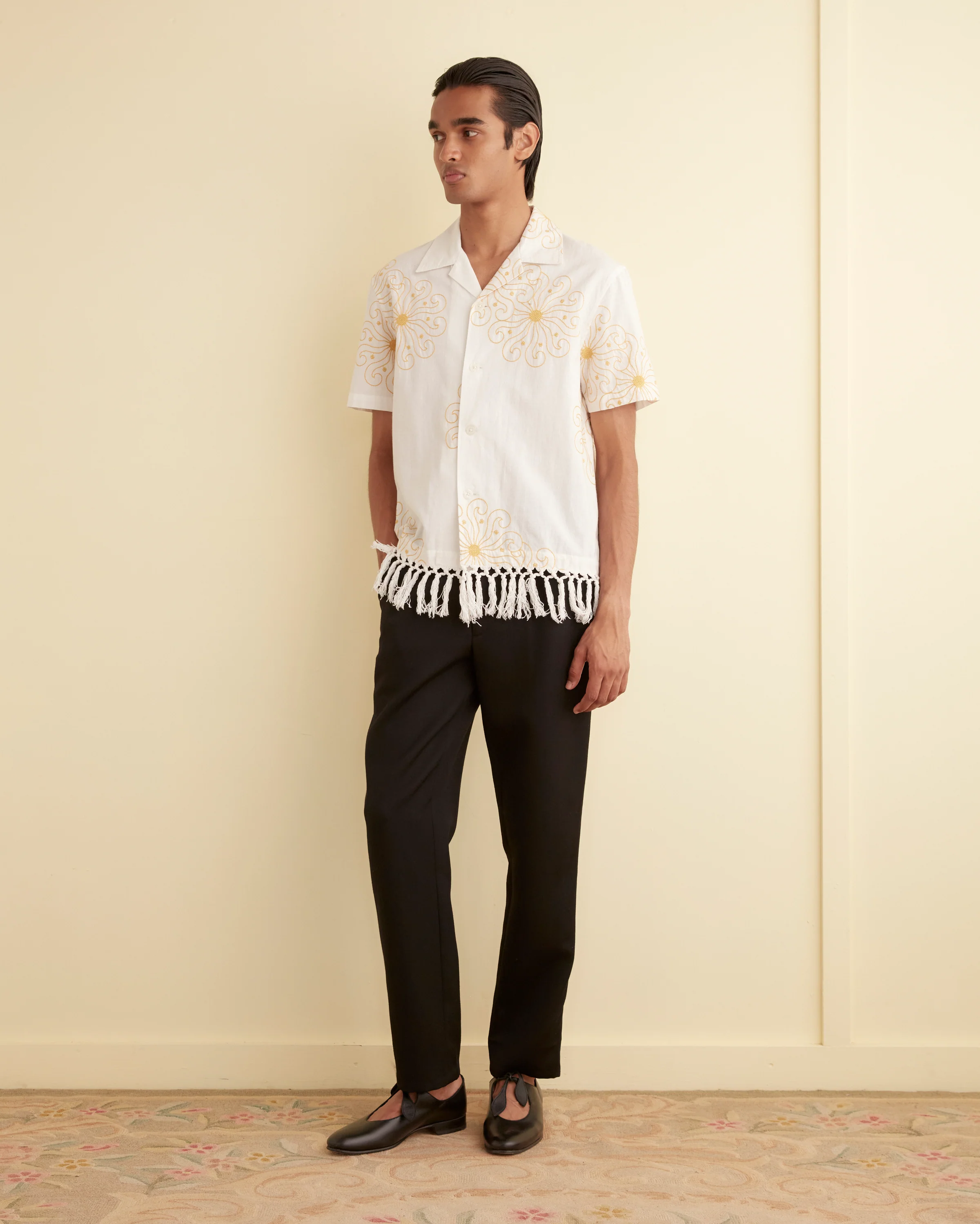 Soleil Fringe Short Sleeve Shirt - Image 2