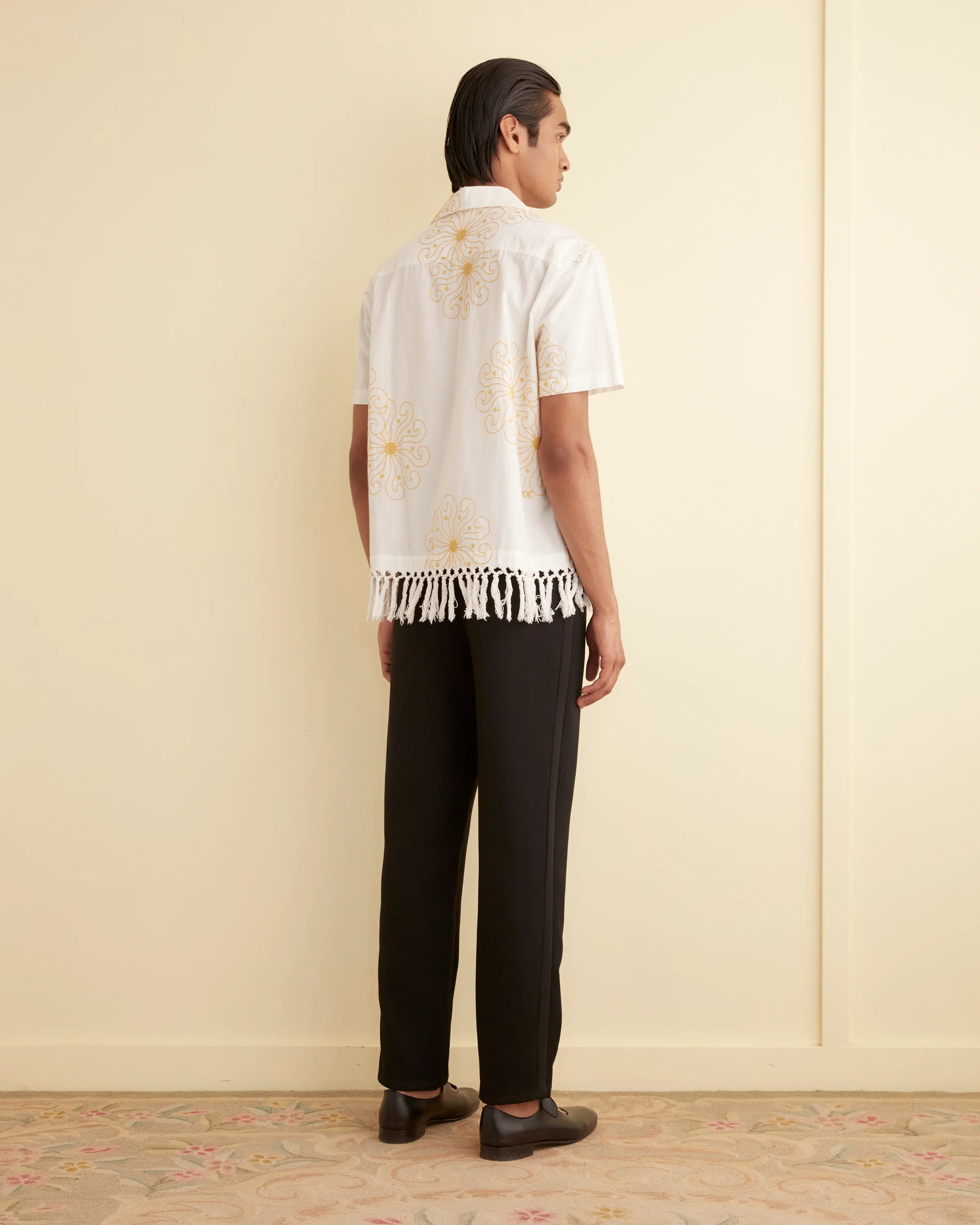 Soleil Fringe Short Sleeve Shirt - Image 3