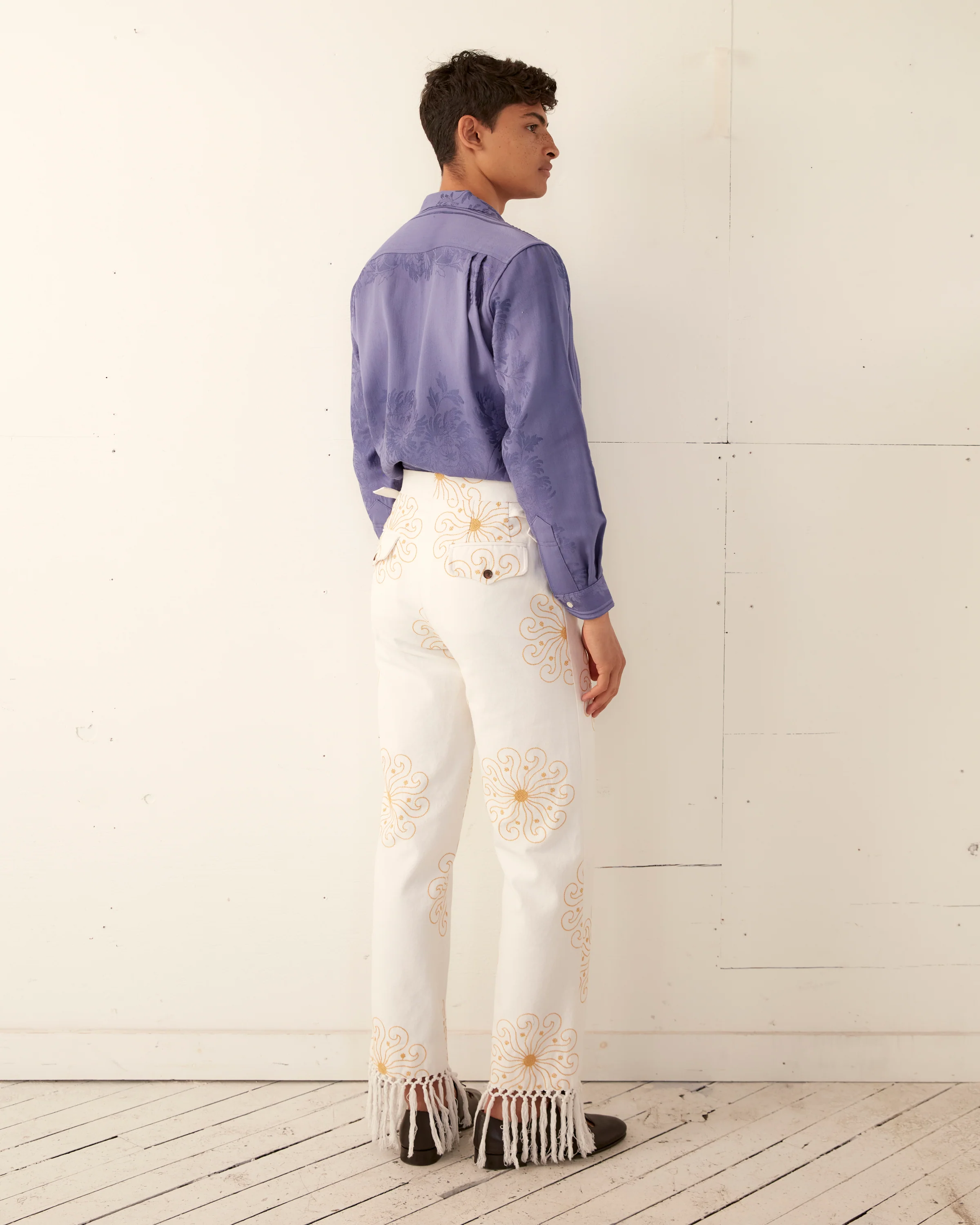 Soleil Fringe Trousers - Image 5