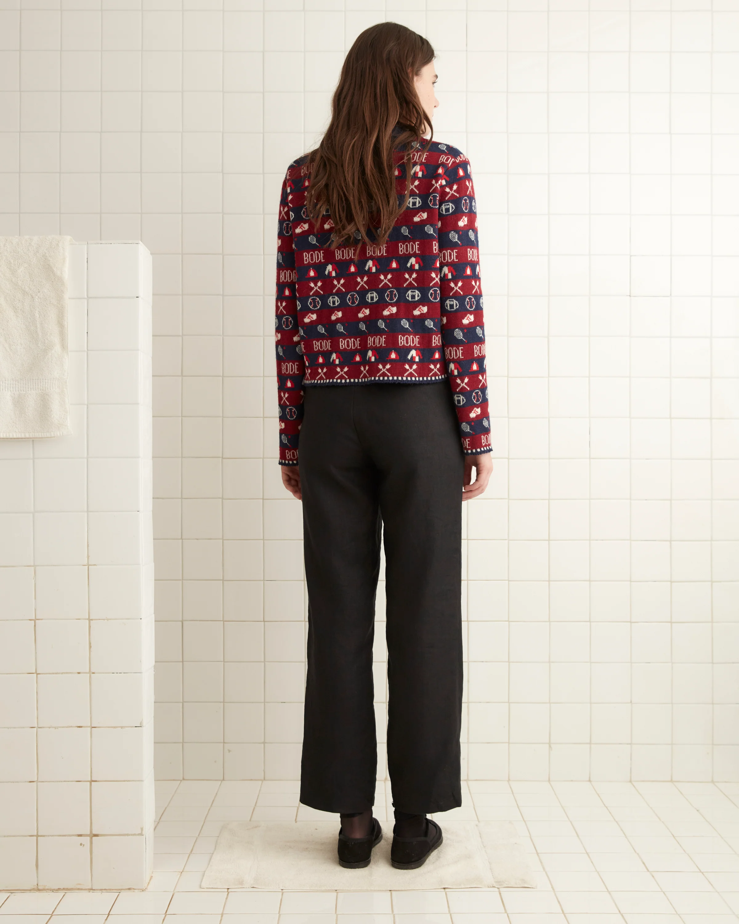 Sporting Jacquard Cardigan - Image 3