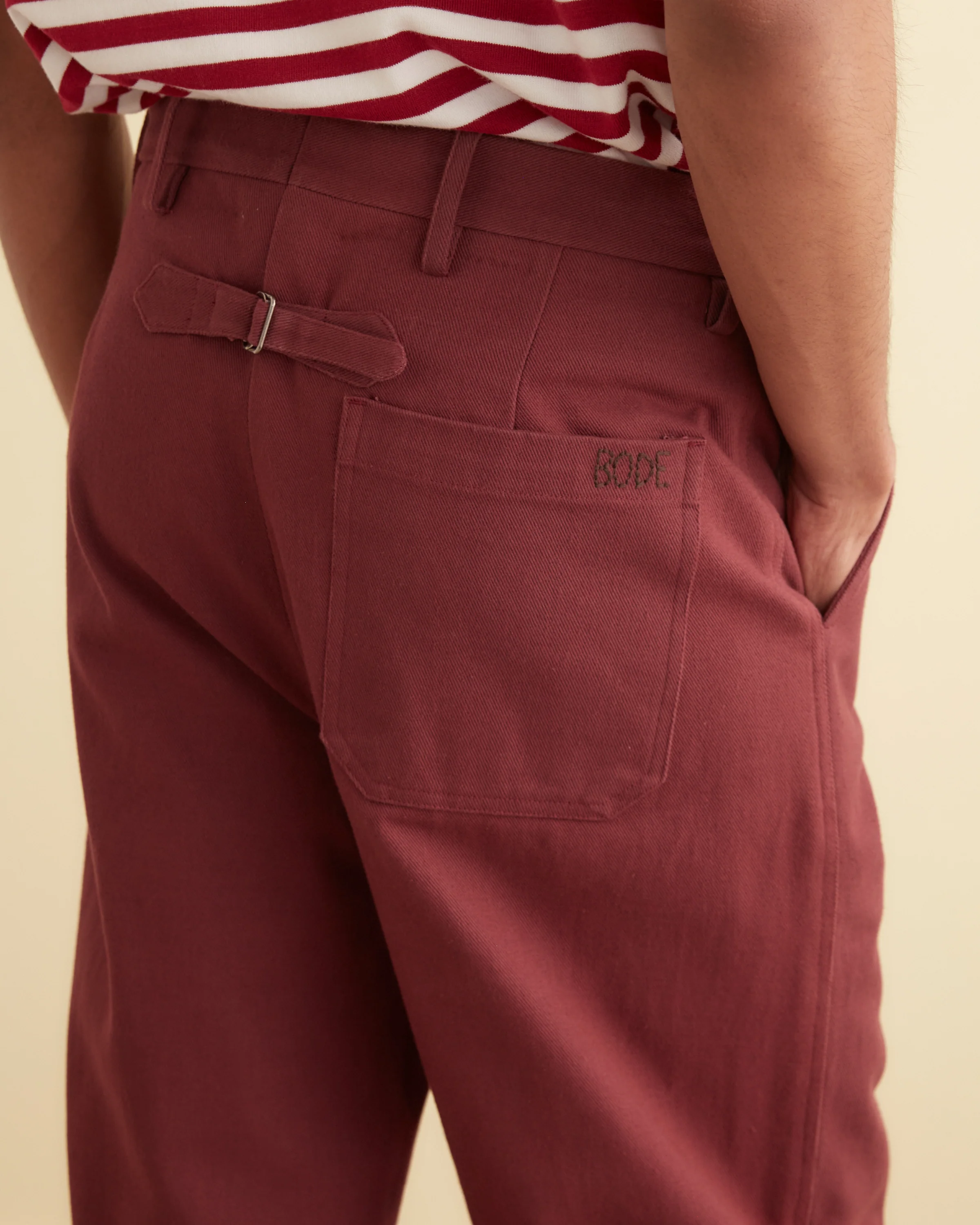 Standard Trousers - Merlot - Image 2