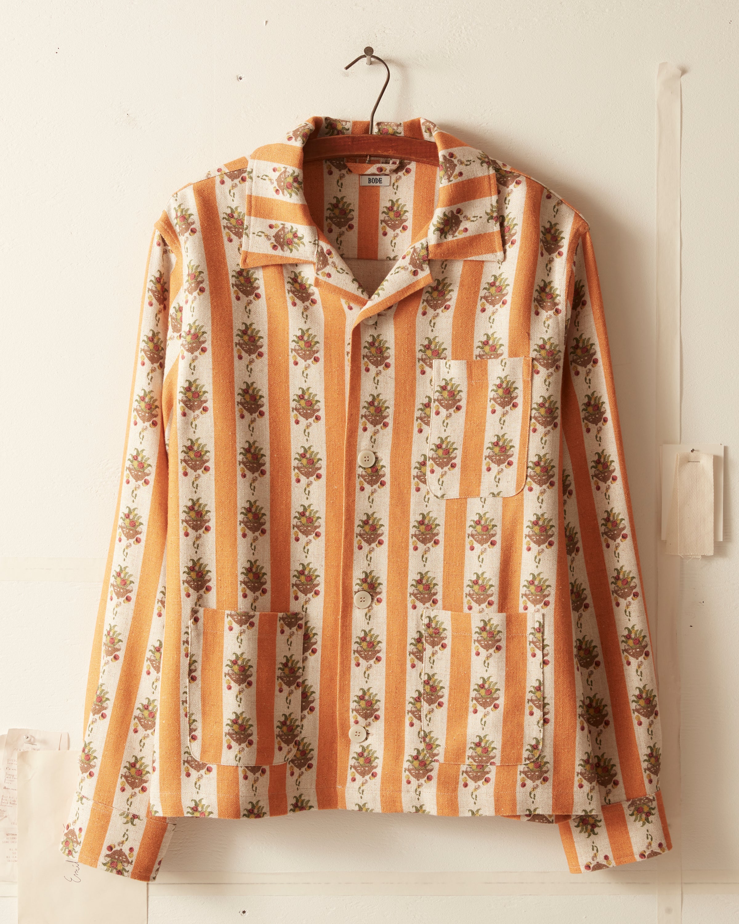 Striped Fruit Bowl Long Sleeve Shirt