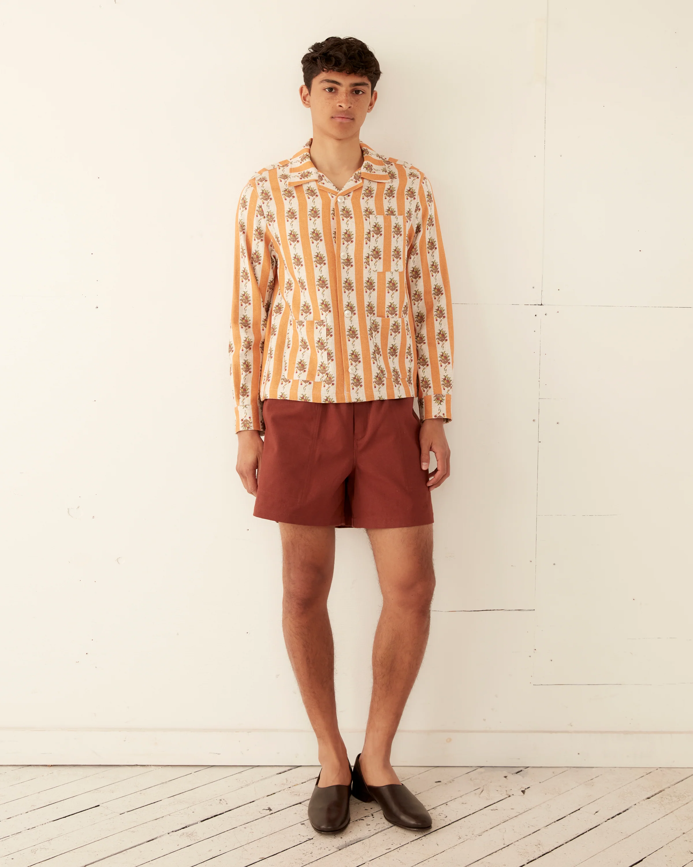 Striped Fruit Bowl Long Sleeve Shirt - Image 2