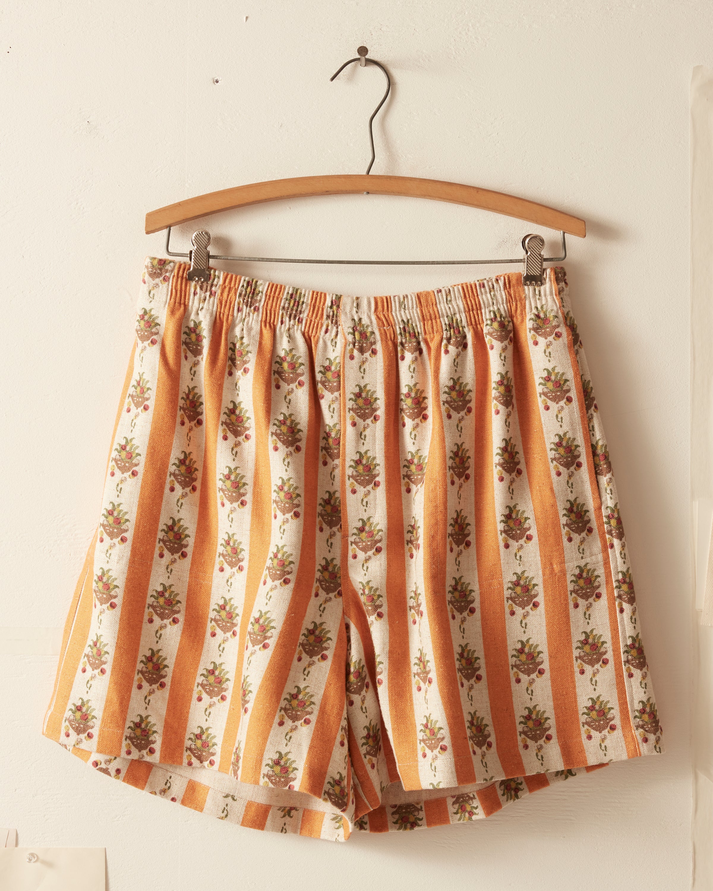 Striped Fruit Bowl Shorts