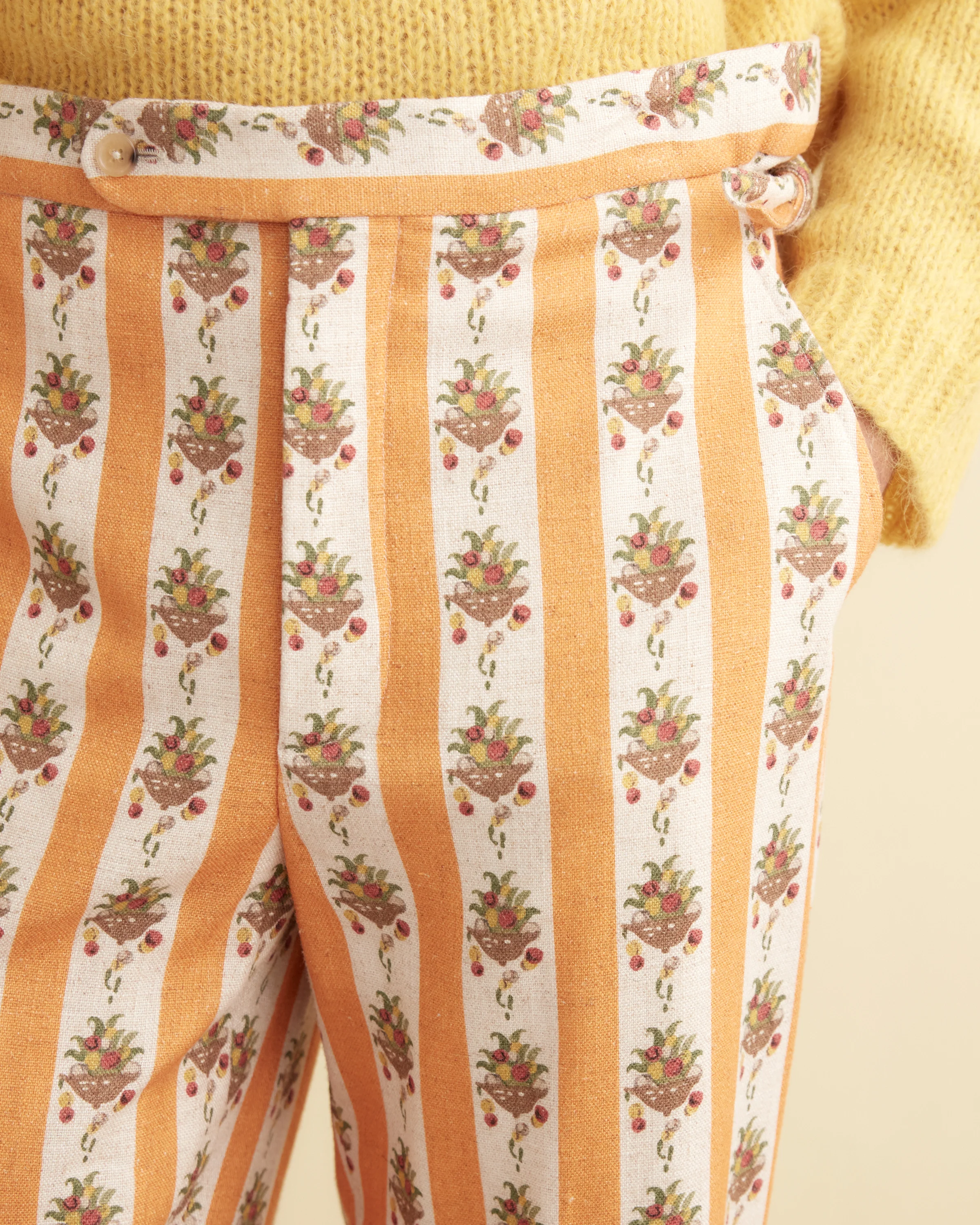 Striped Fruit Bowl Trousers