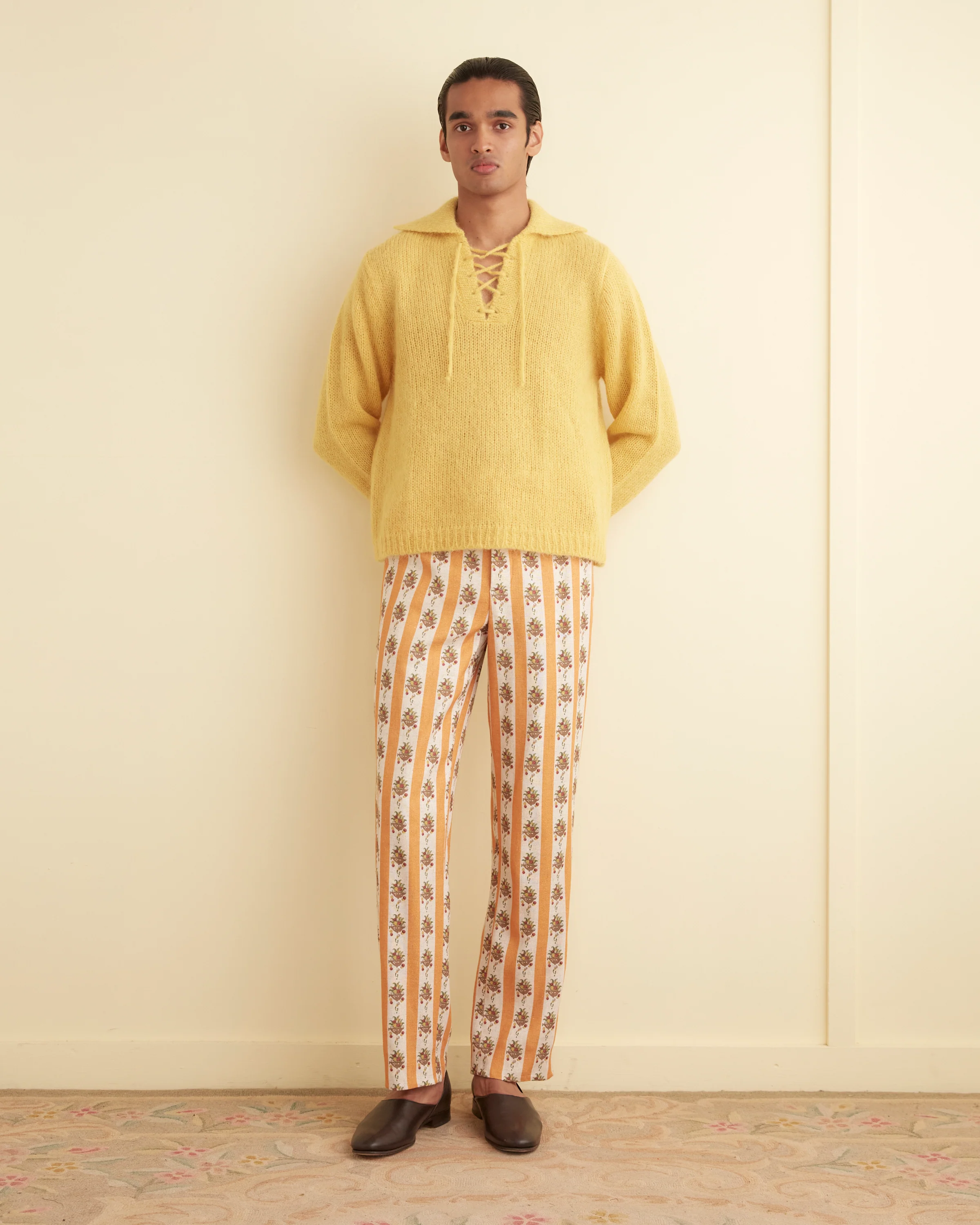 Striped Fruit Bowl Trousers - Image 2