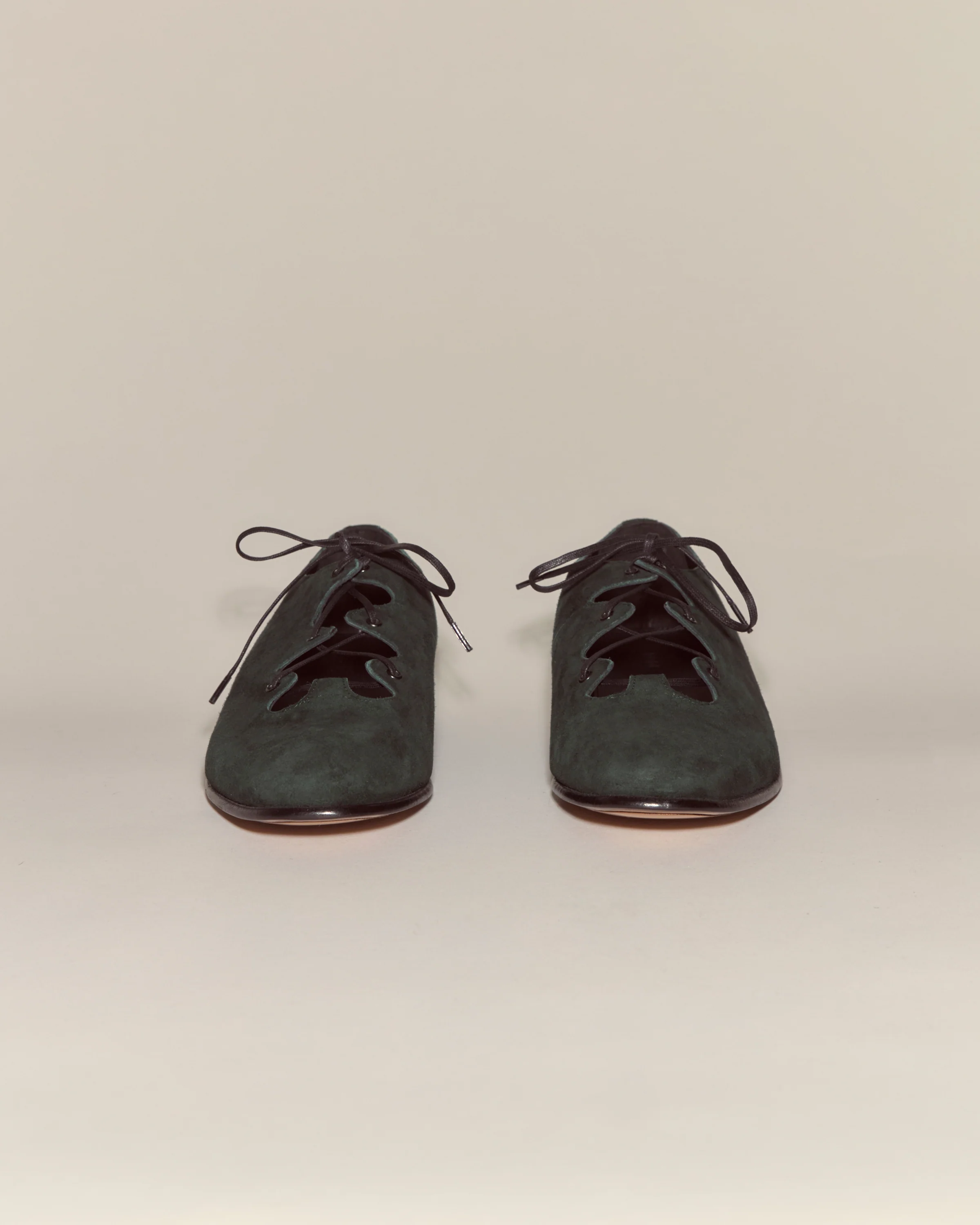 Suede County Clare Shoes - Green - Image 3