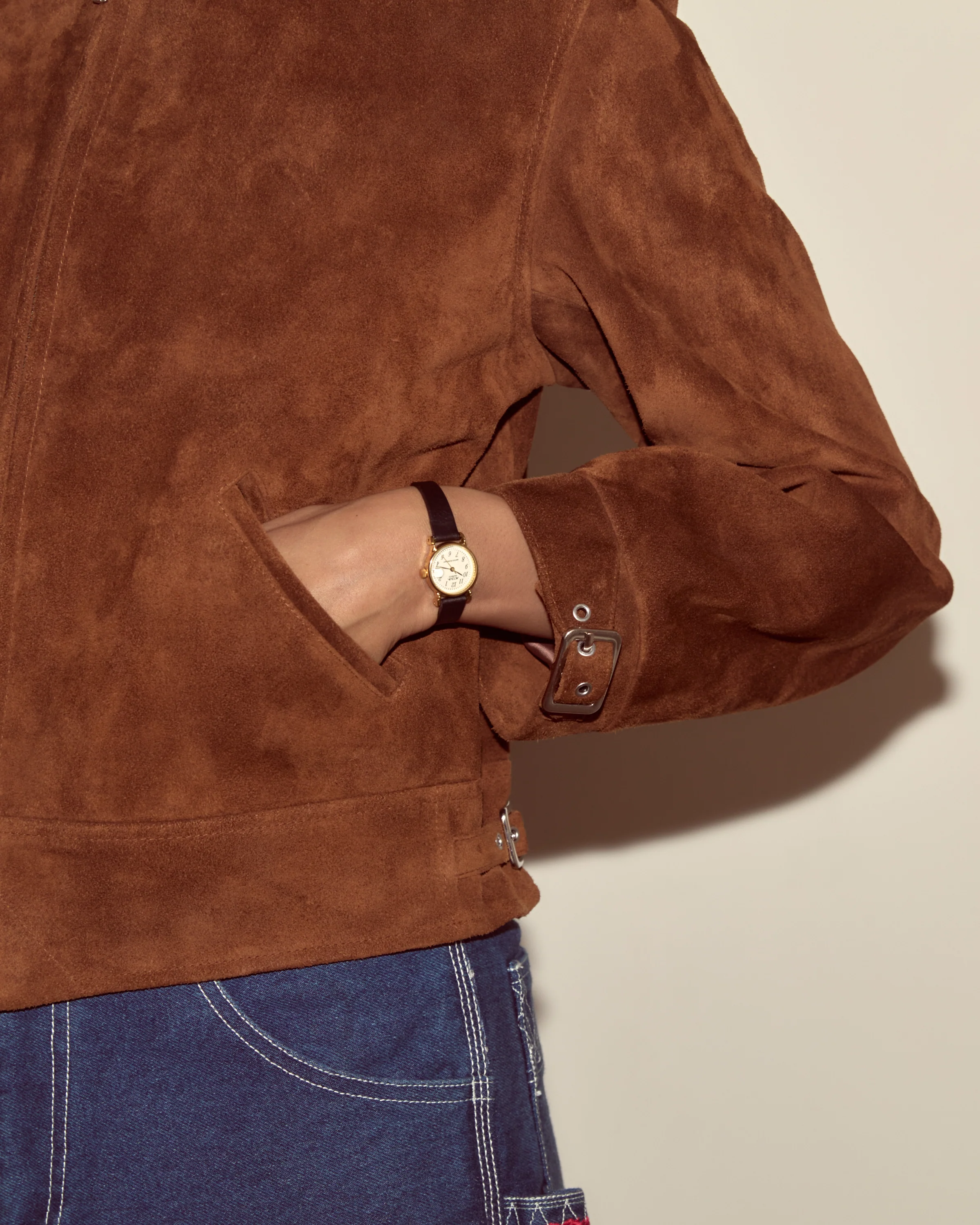 Suede Howard Jacket - Dark Brown