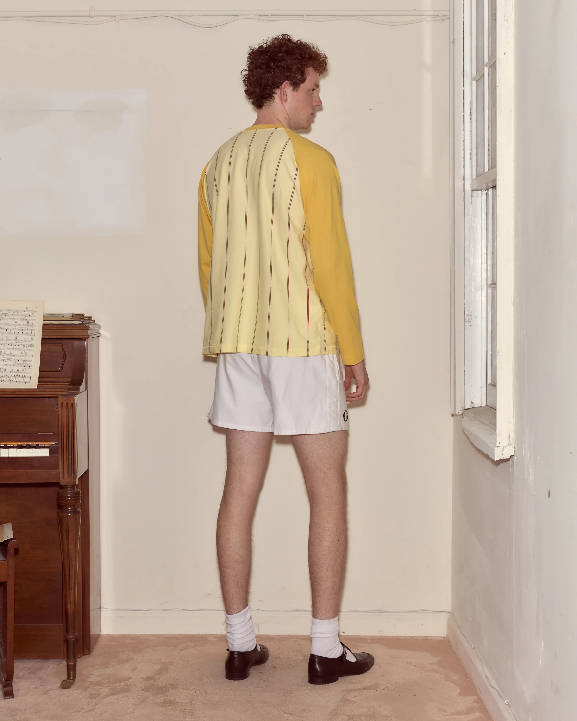 Summertime Stripe Baseball Tee - Image 3