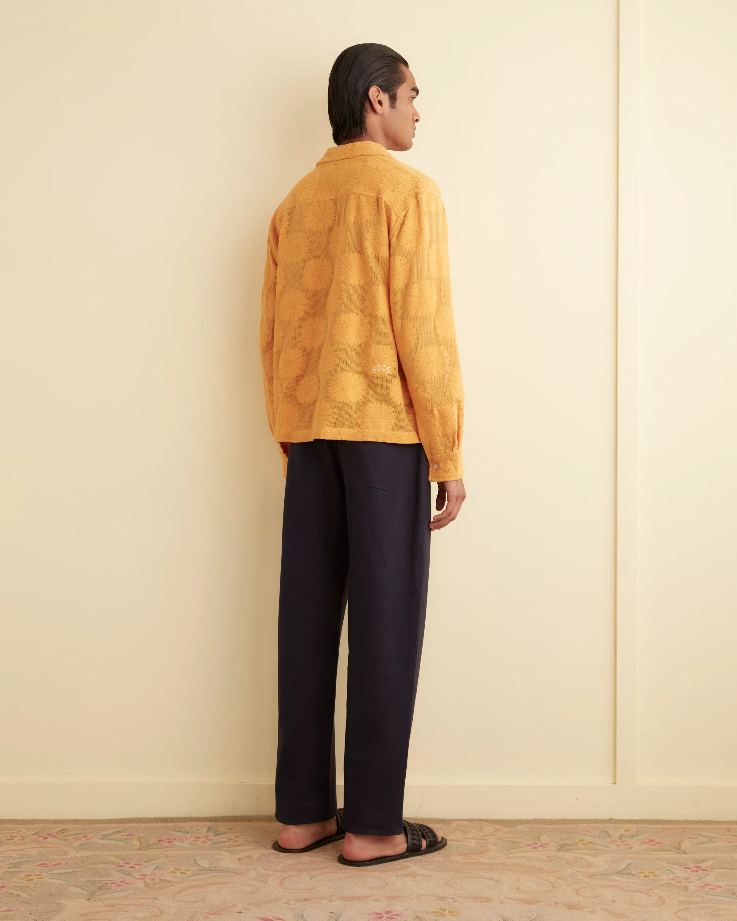Sunflower Lace Long Sleeve Shirt - Golden - Image 3