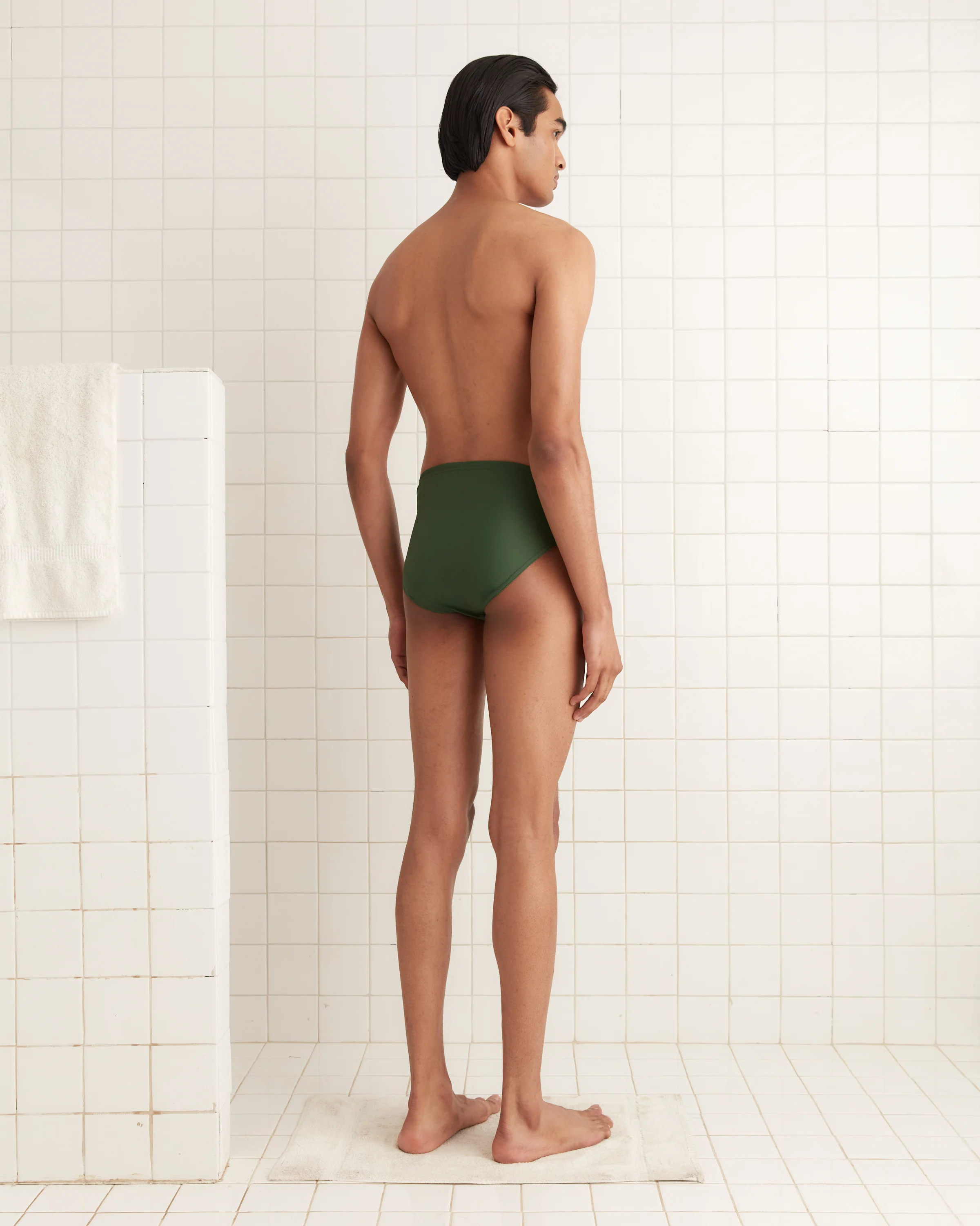 Swimming Briefs - Green - Image 3