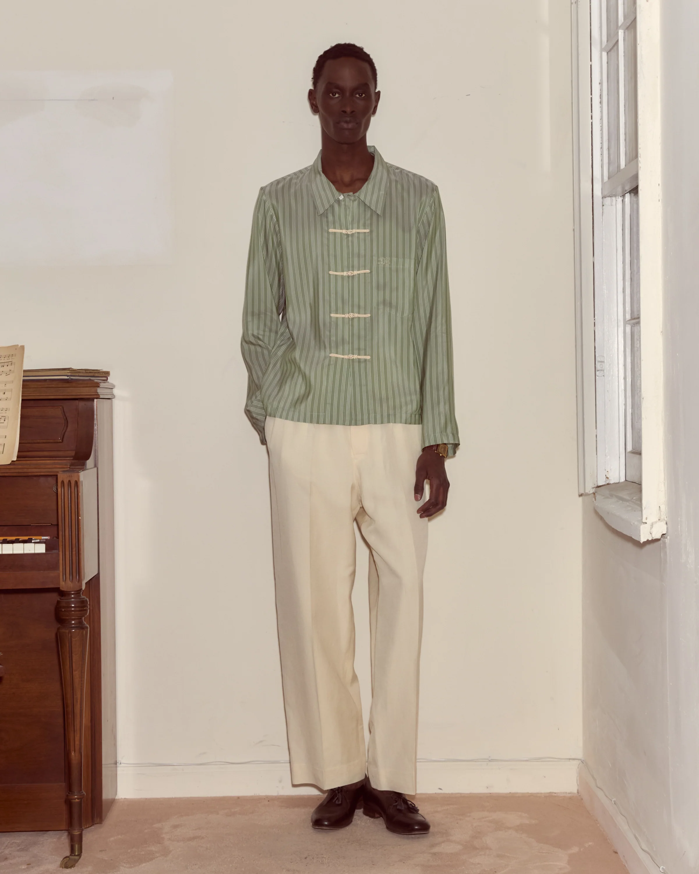 Sylvan Stripe Long Sleeve Shirt - Image 2