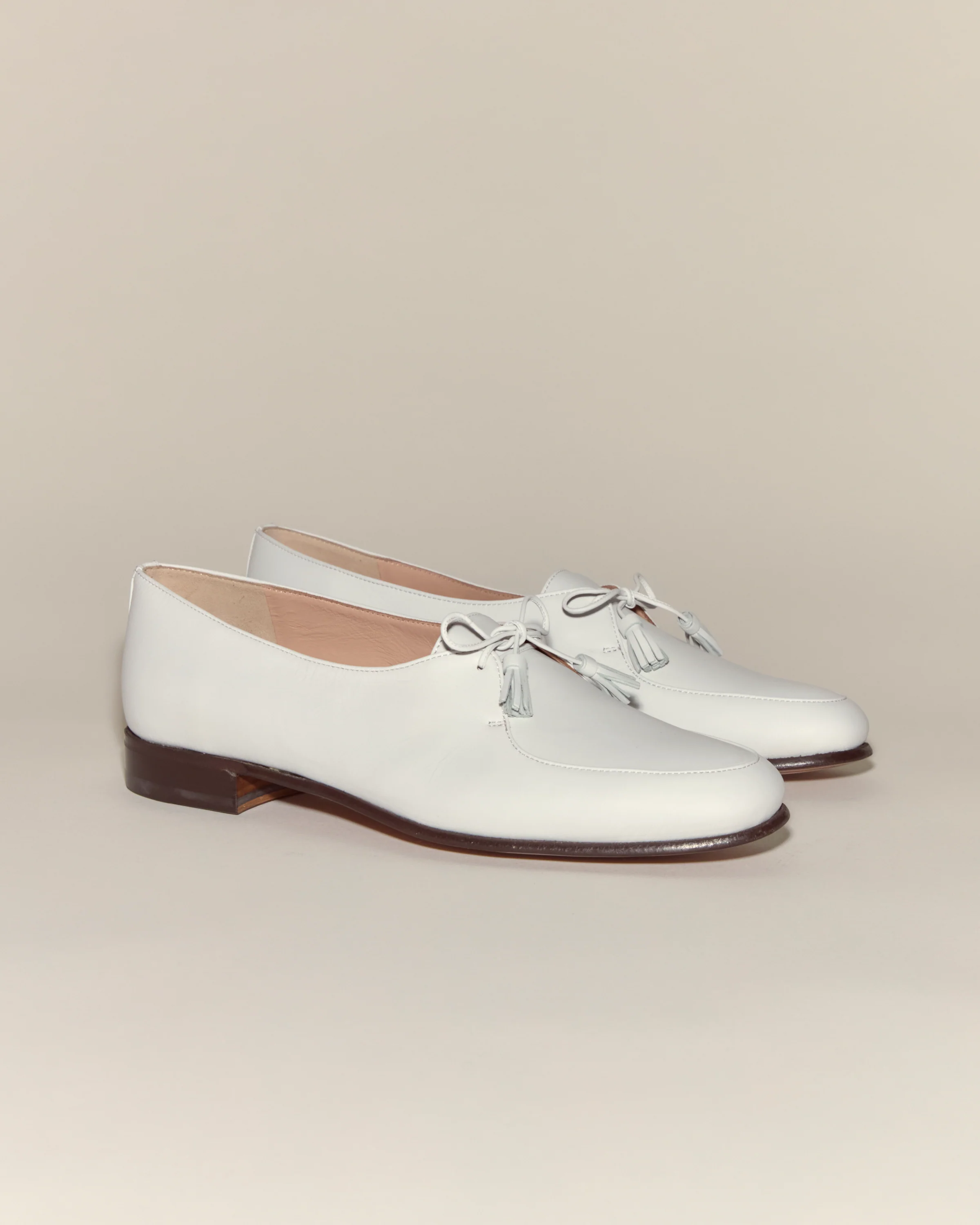 Tassel Shoes - White - Image 3