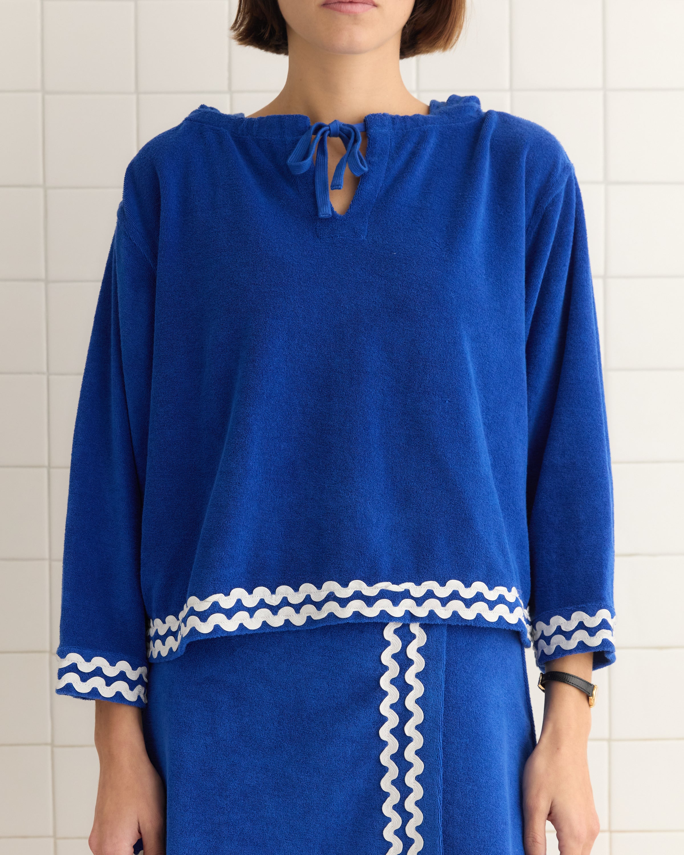 Terry Trim Hoodie - Image 2