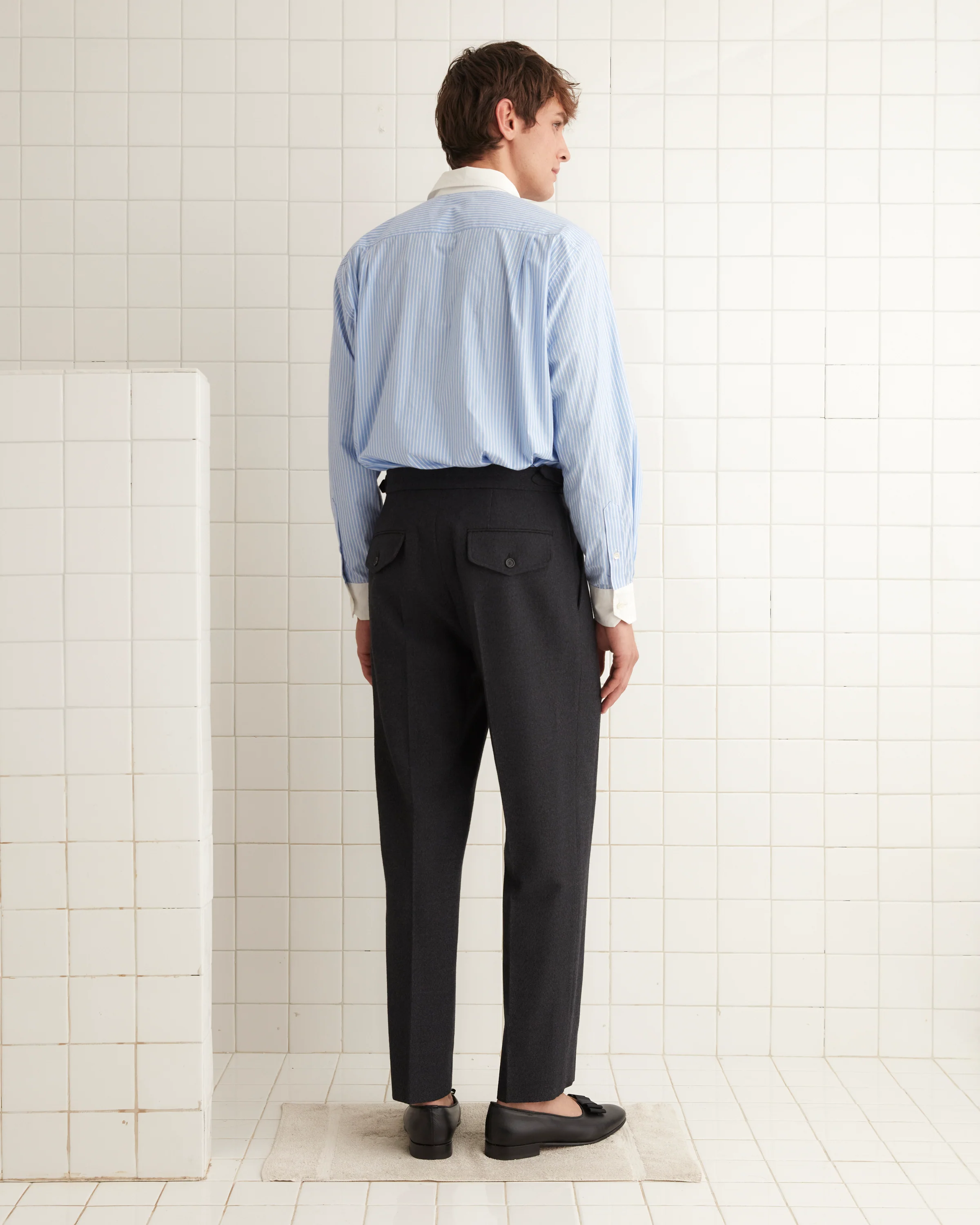 Thornproof Pleated Trousers - Image 3