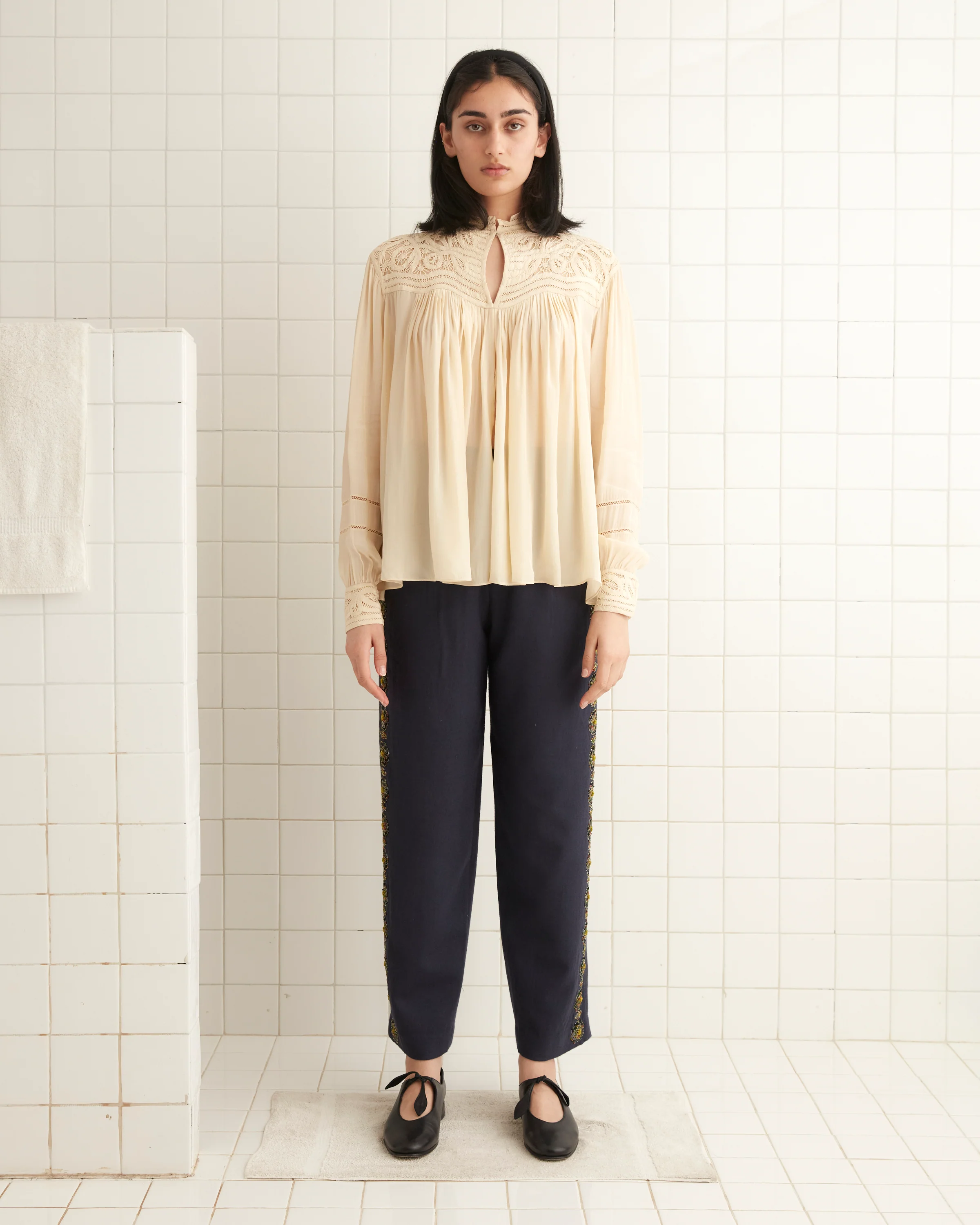 Threadwork Tippet Blouse - Image 2