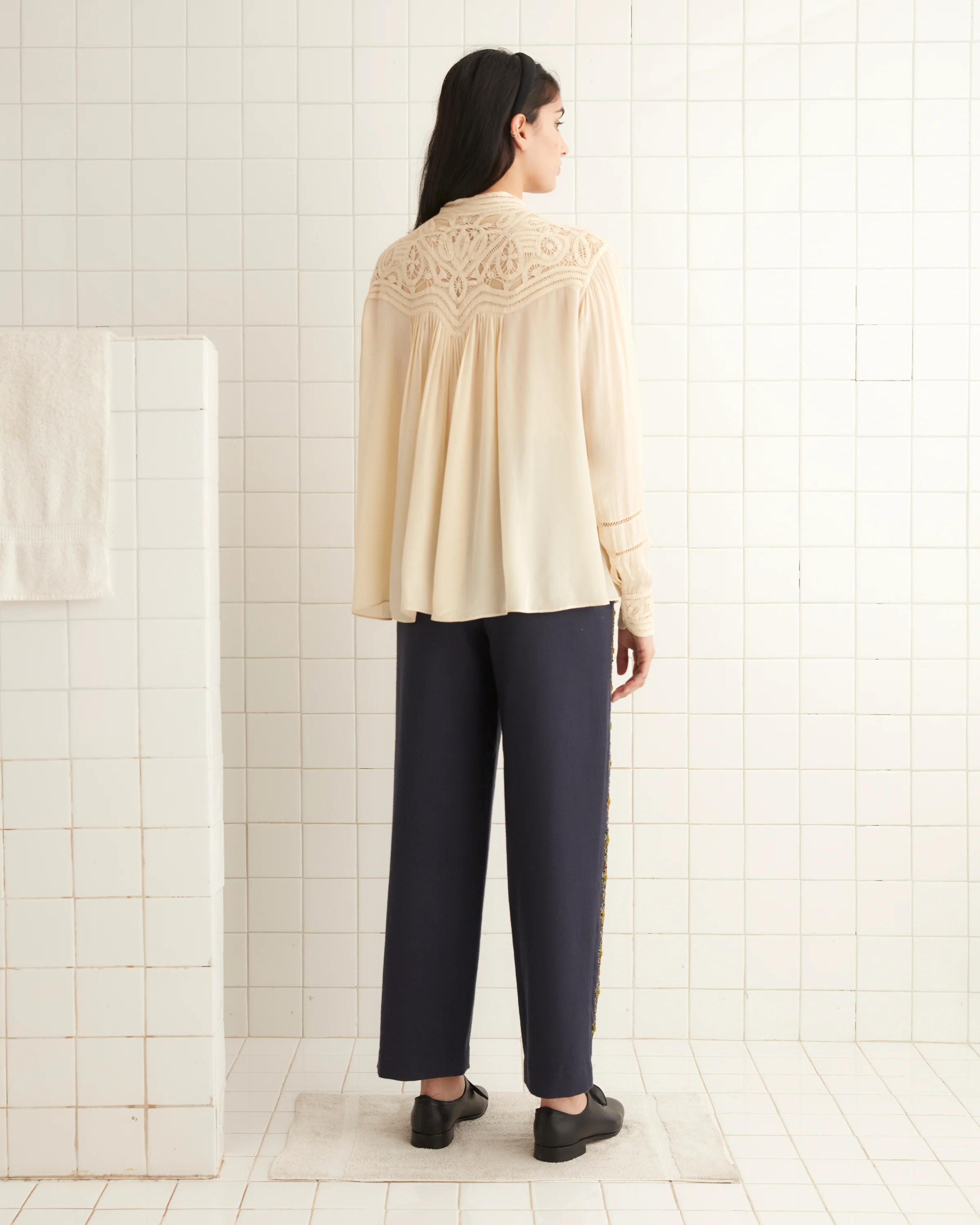 Threadwork Tippet Blouse - Image 3