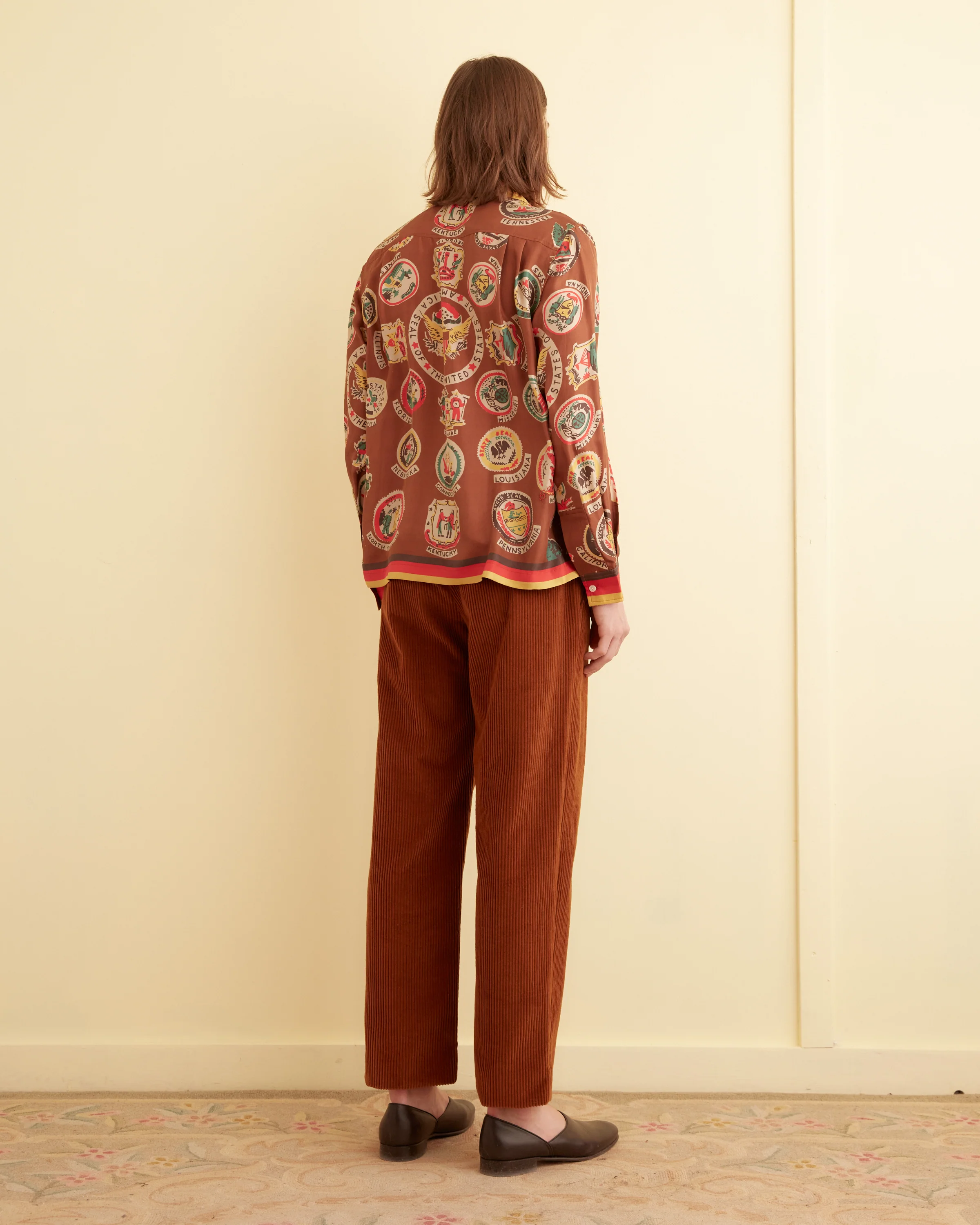 Tobacco Corduroy Trousers - Image 3
