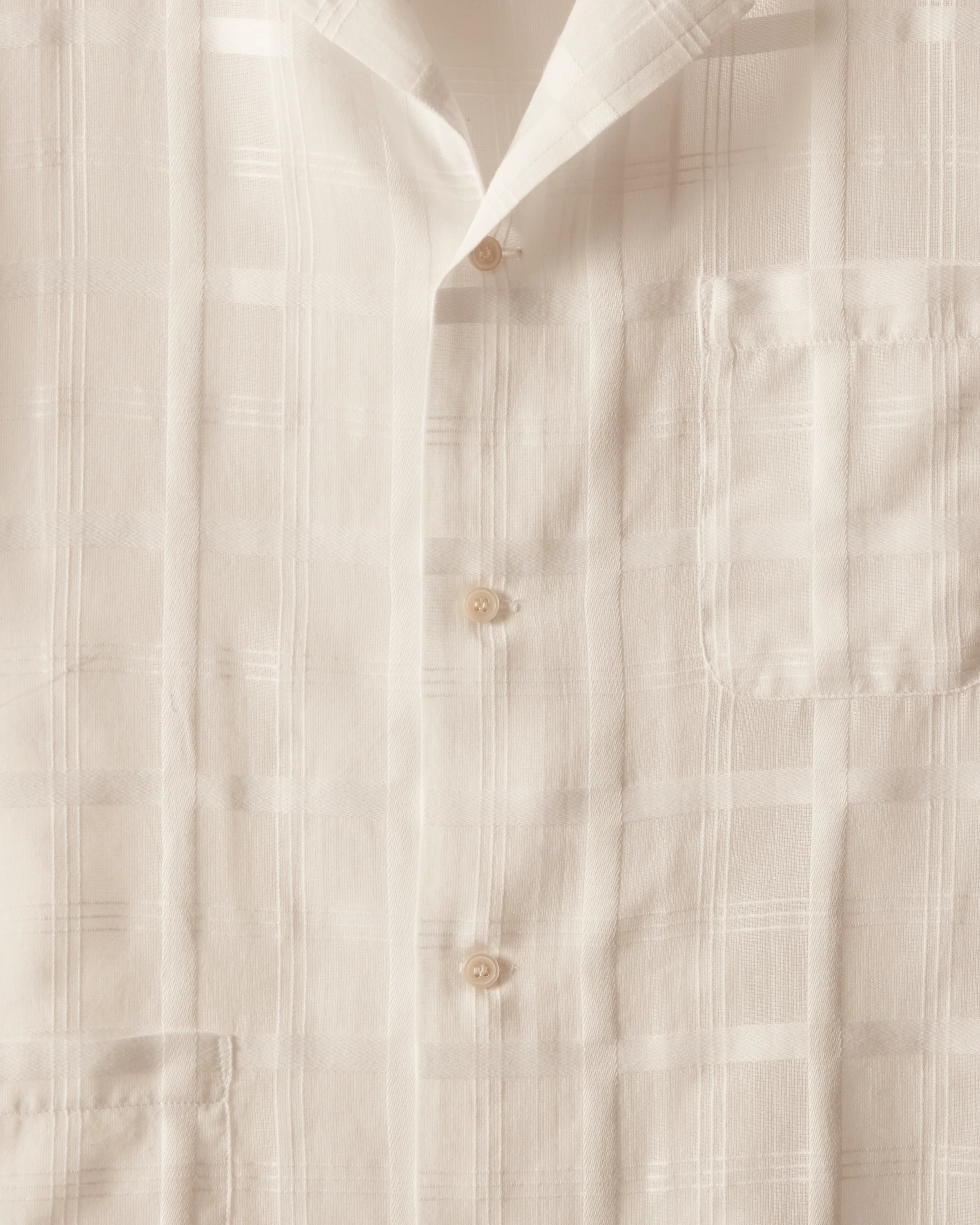 Tonal Plaid Short Sleeve Shirt - Image 2