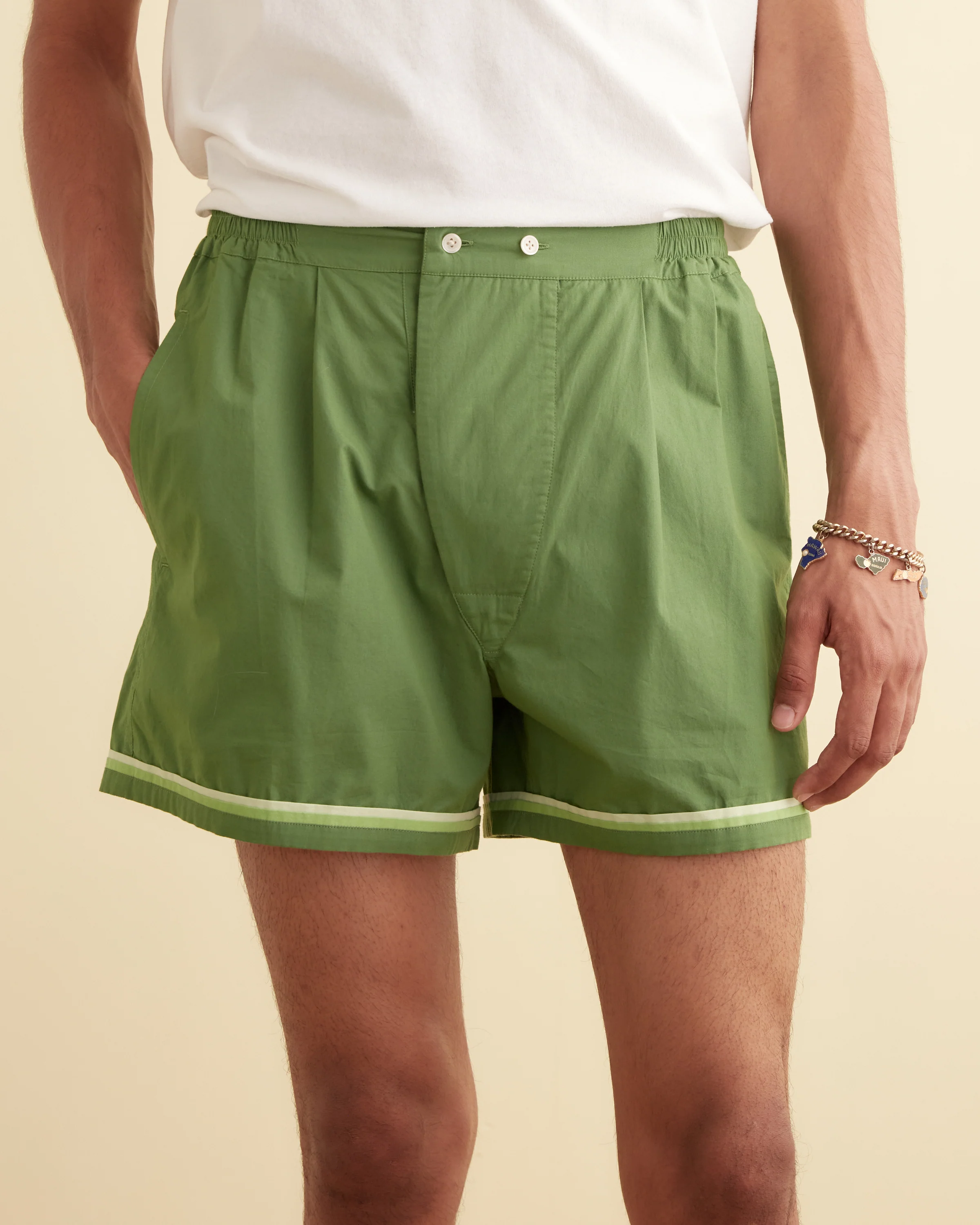 Top Sheet Boxers - Green