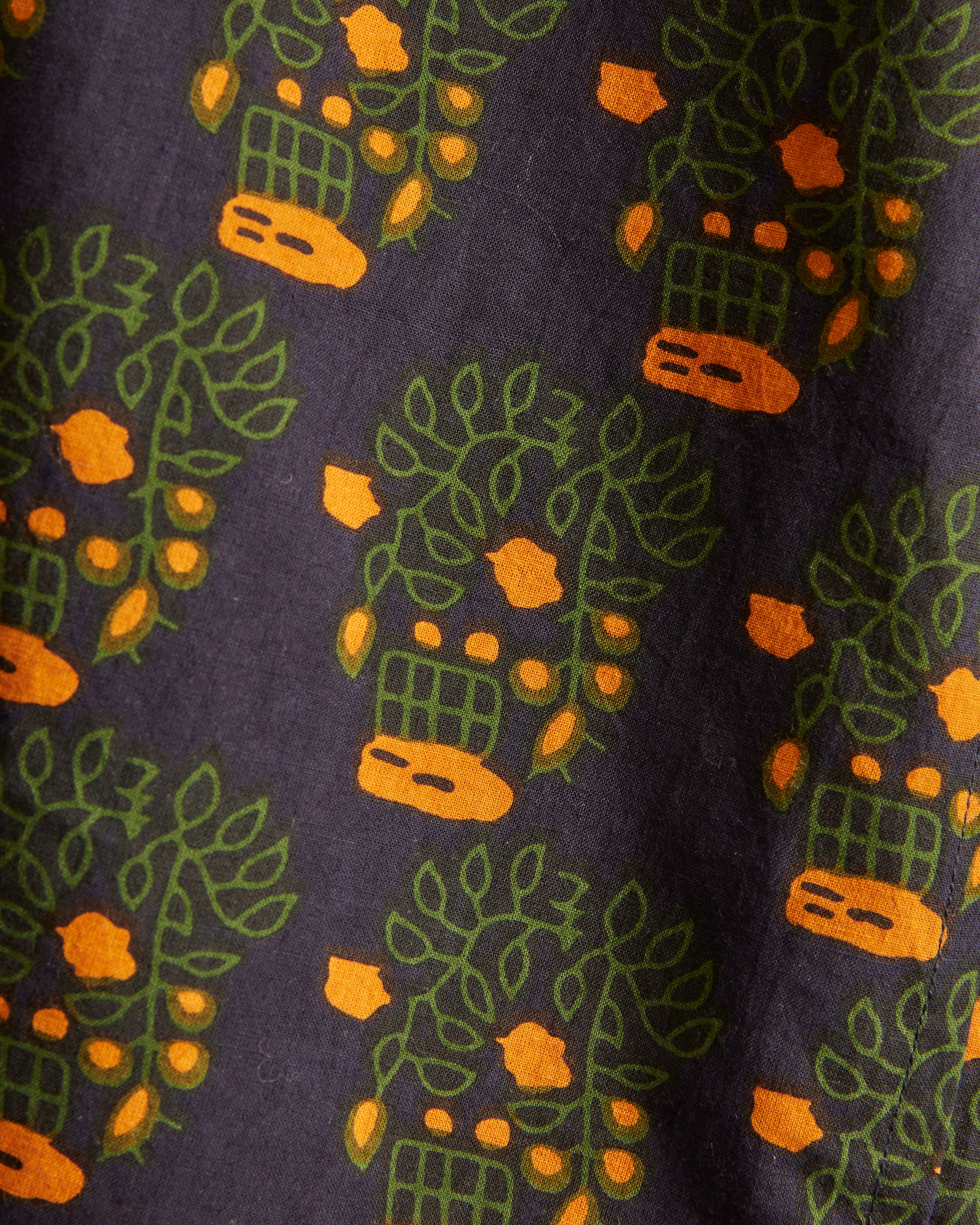 Trellis Block Print Long Sleeve Shirt - Image 3