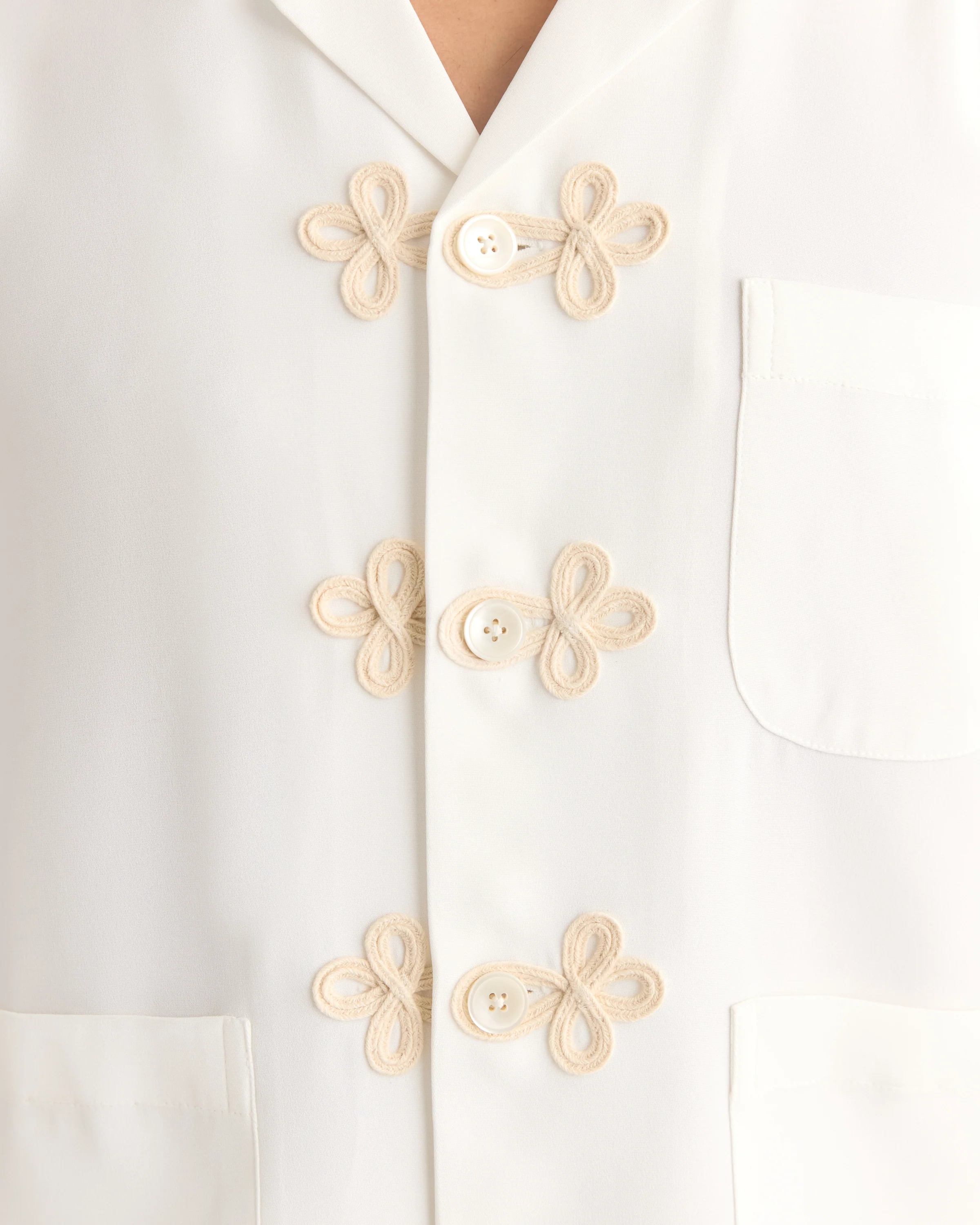 Trillium Long Sleeve Shirt - Cream - Image 2