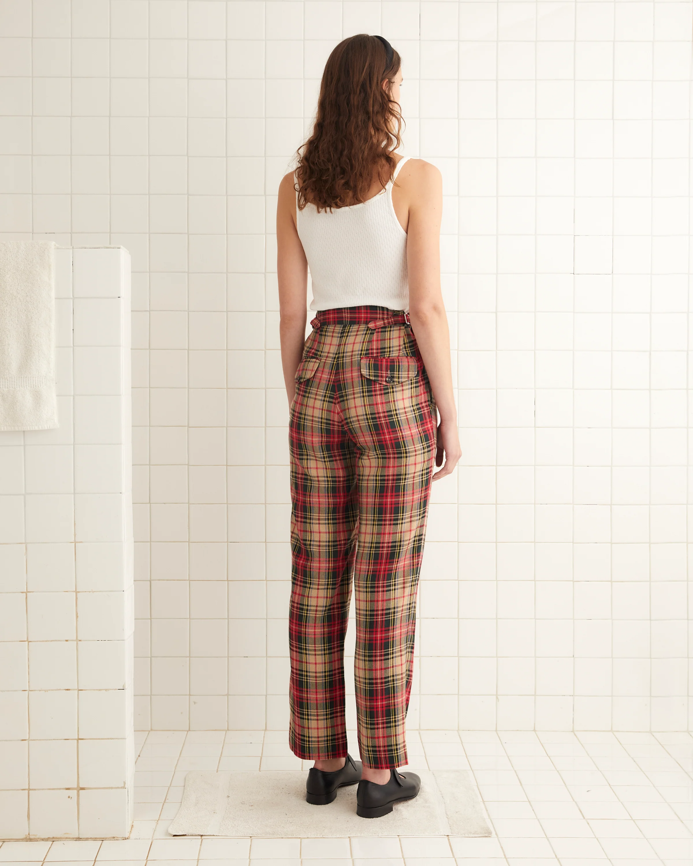 Truro Plaid Trousers - Image 3