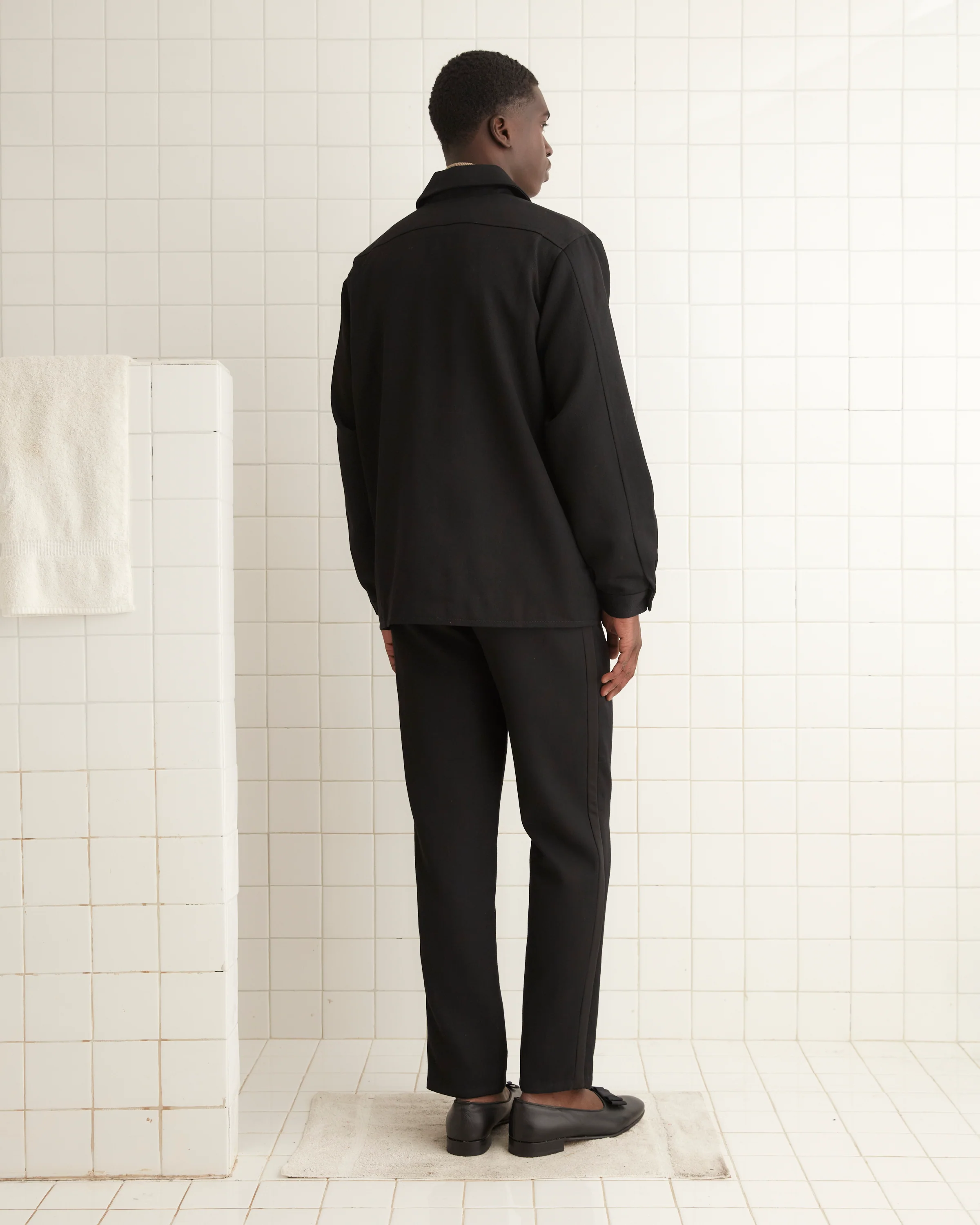 Twill Franck Jacket - Black - Image 2