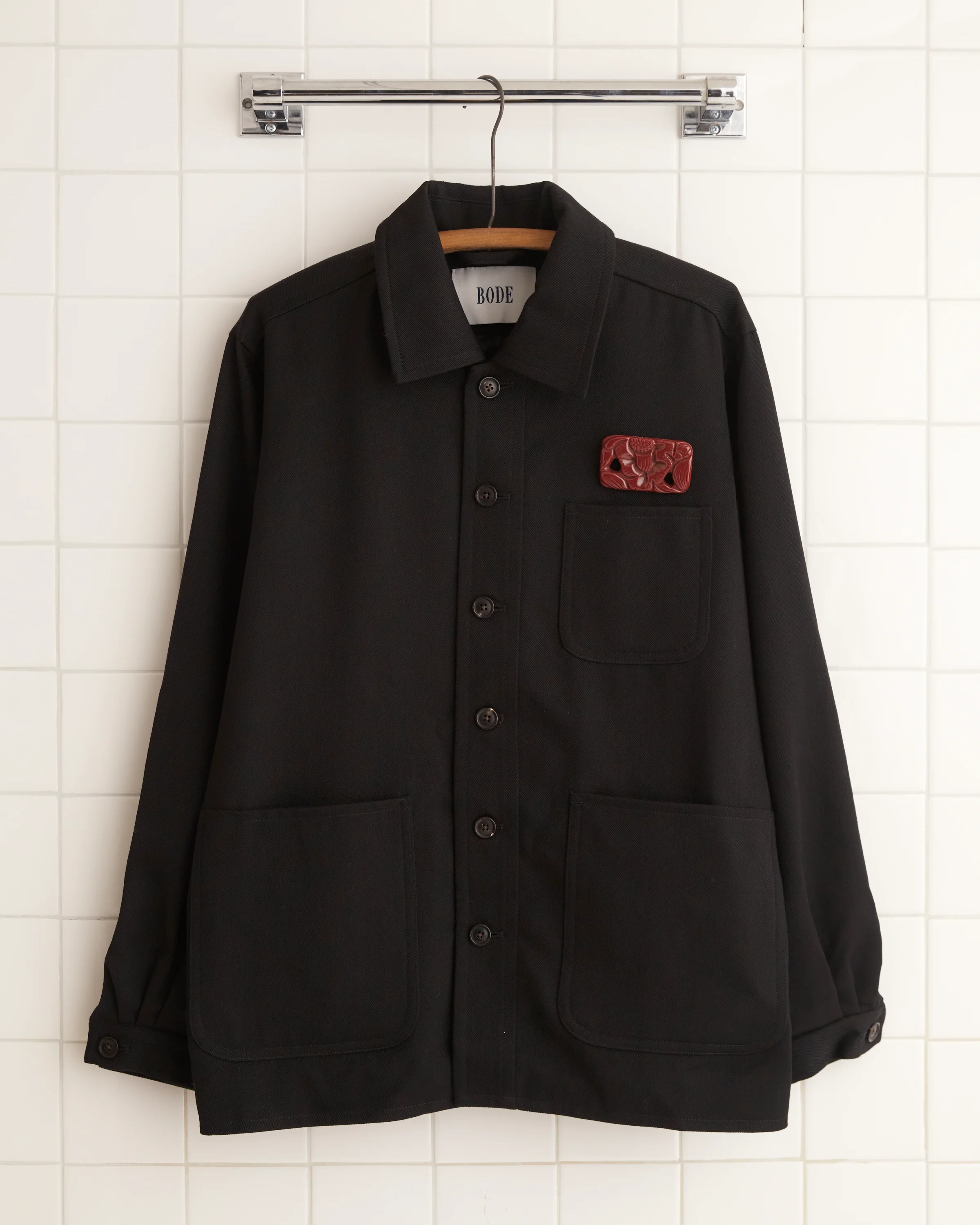 Twill Franck Jacket - Black - Image 4