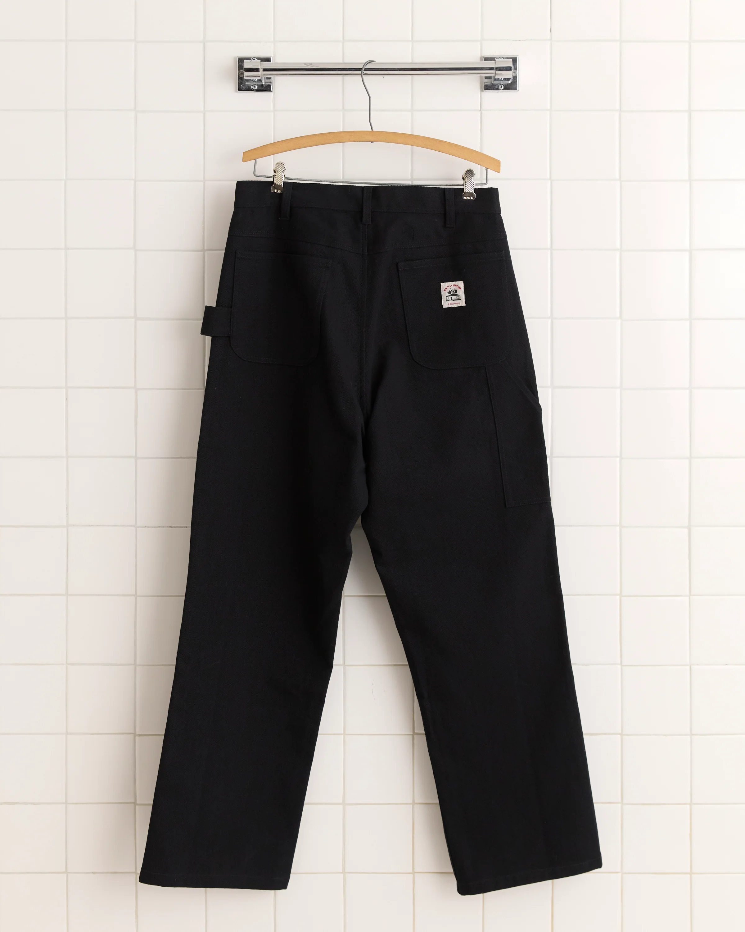 Twill Knolly Brook Trousers - Black - Image 3