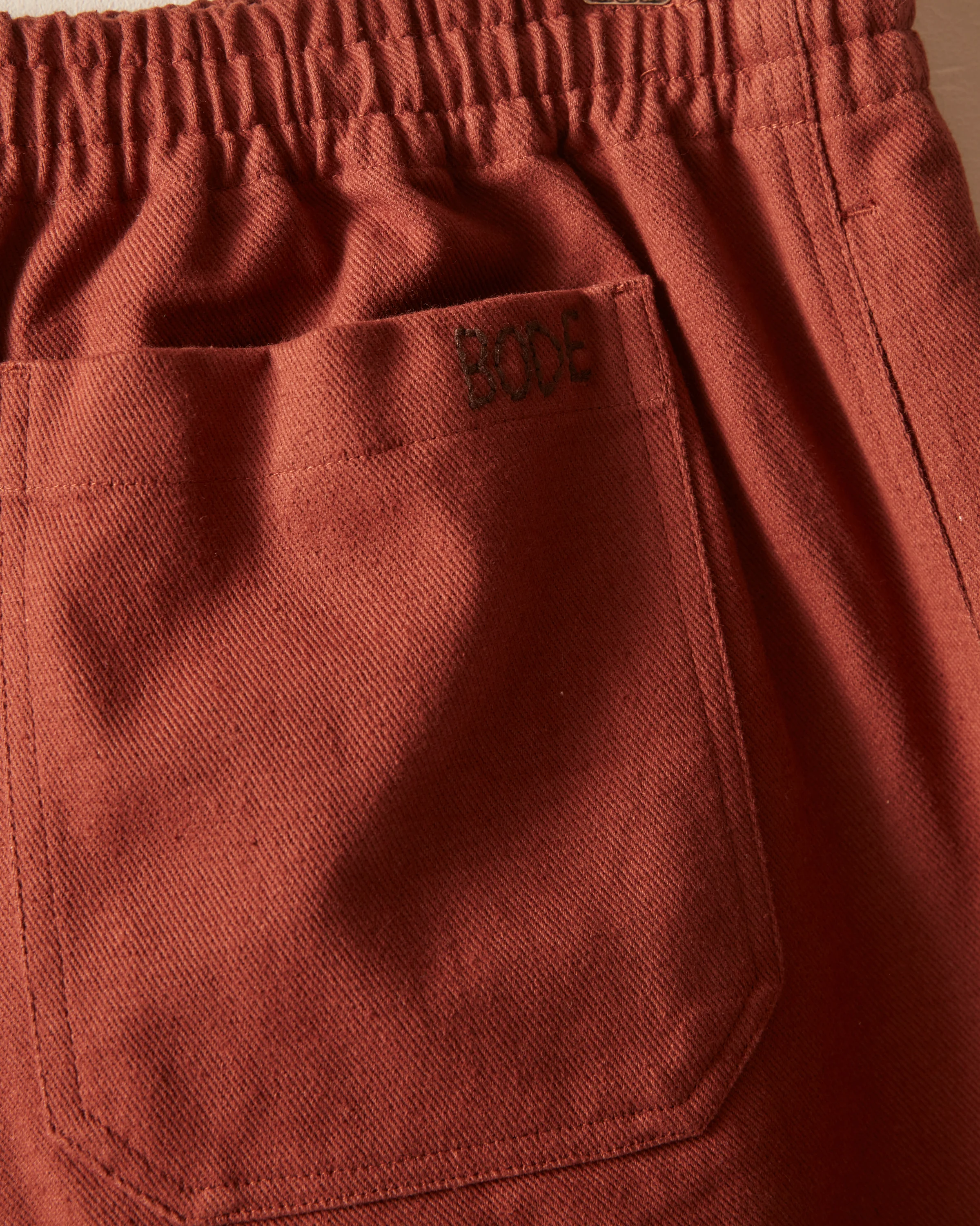 Twill Rugby Short - Cinnamon - Image 2