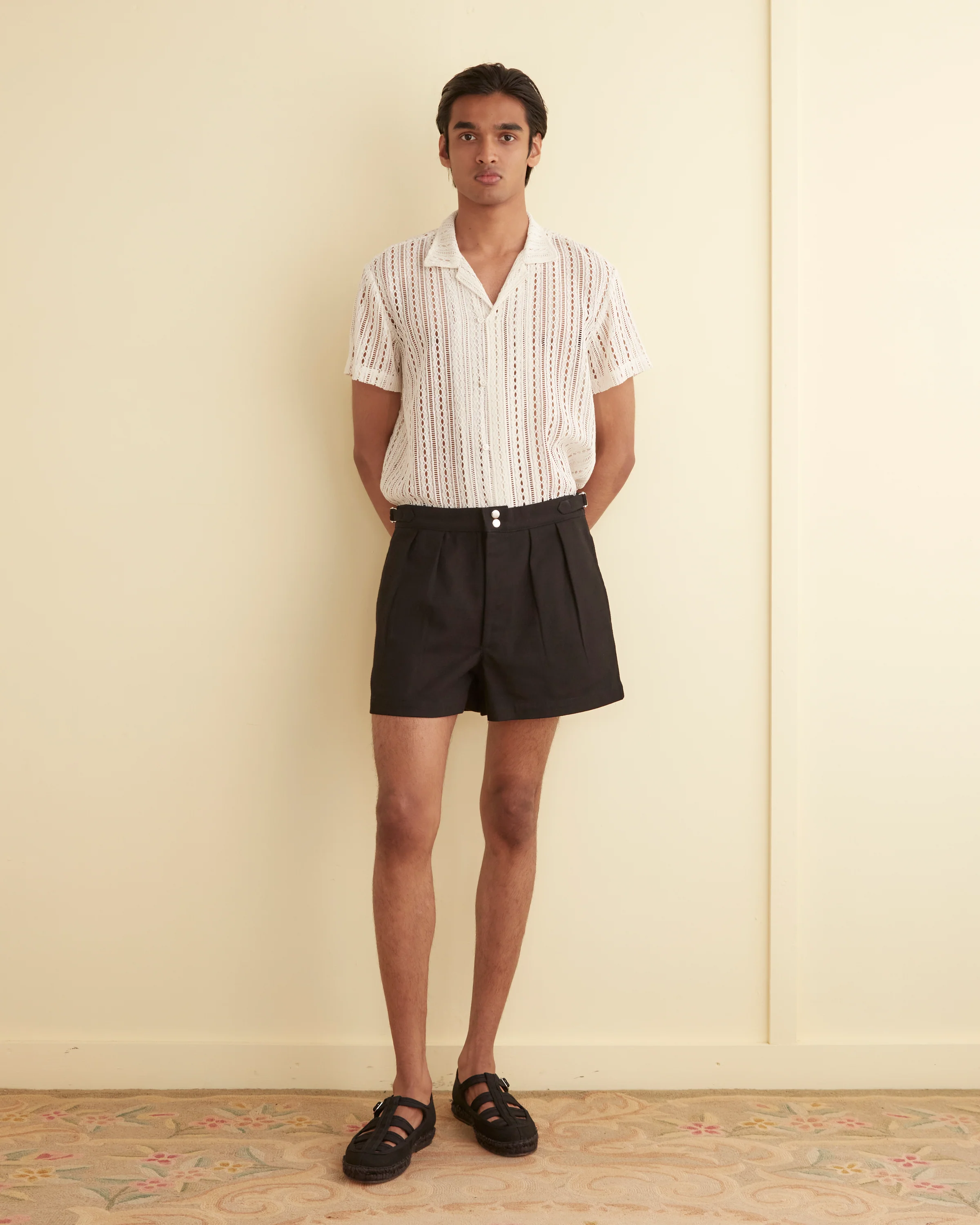 Twill Snap Shorts - Image 2