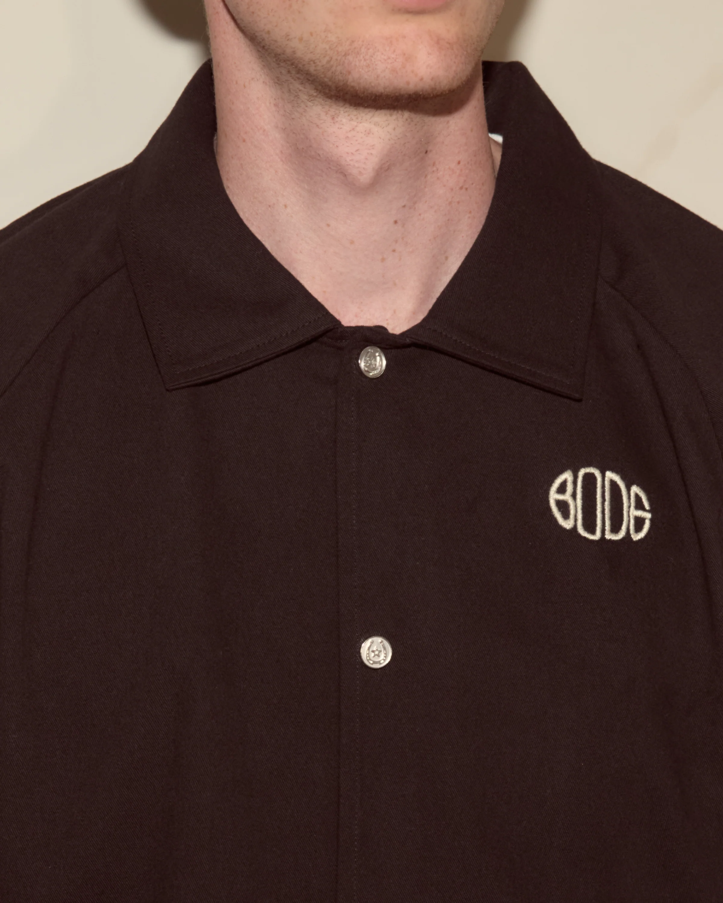 Twill Track Jacket - Black - Image 3