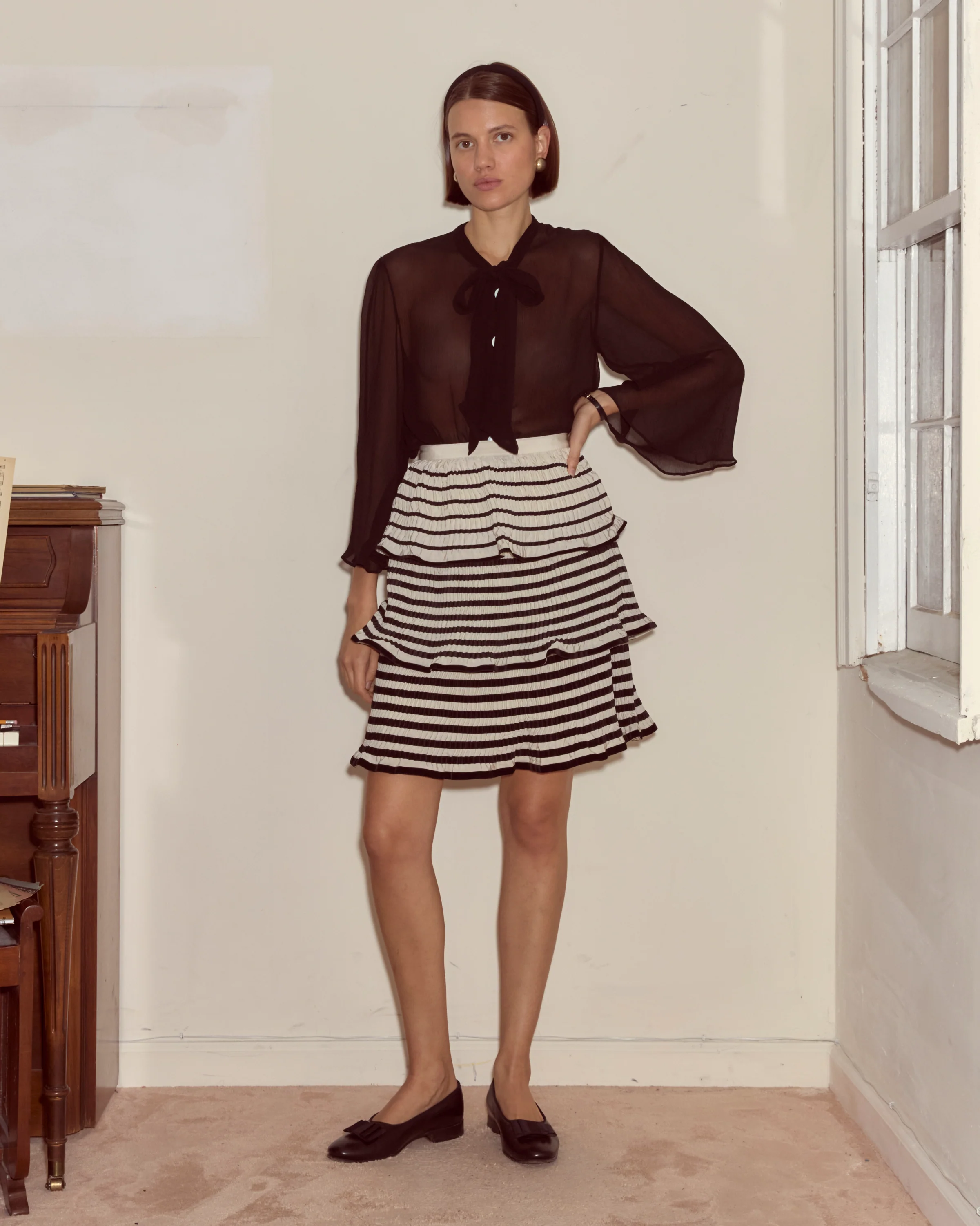 Velvet Bannister Skirt