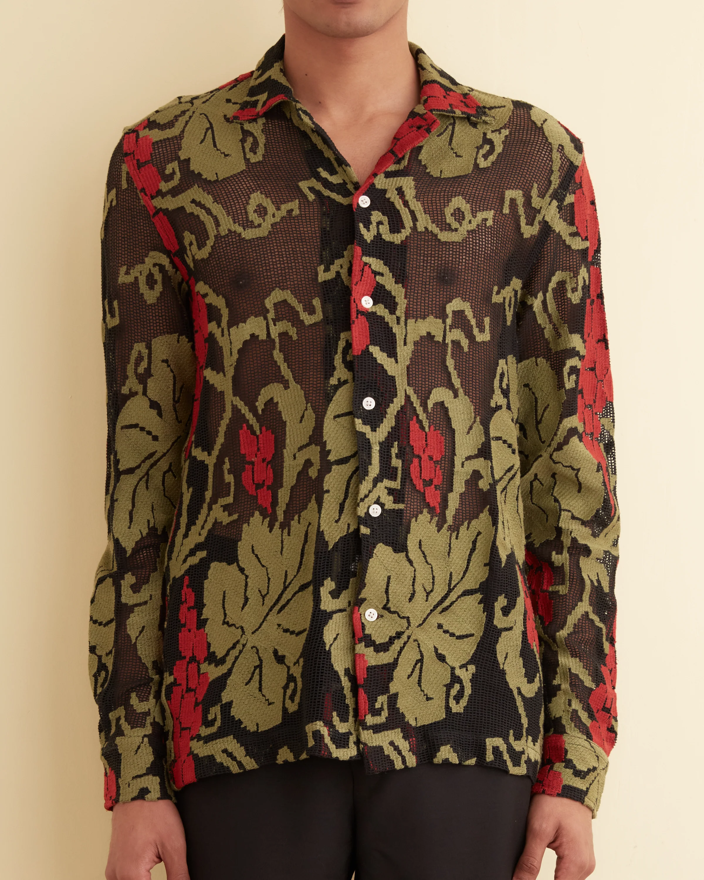 Vineyard Mesh Long Sleeve Shirt - Image 2