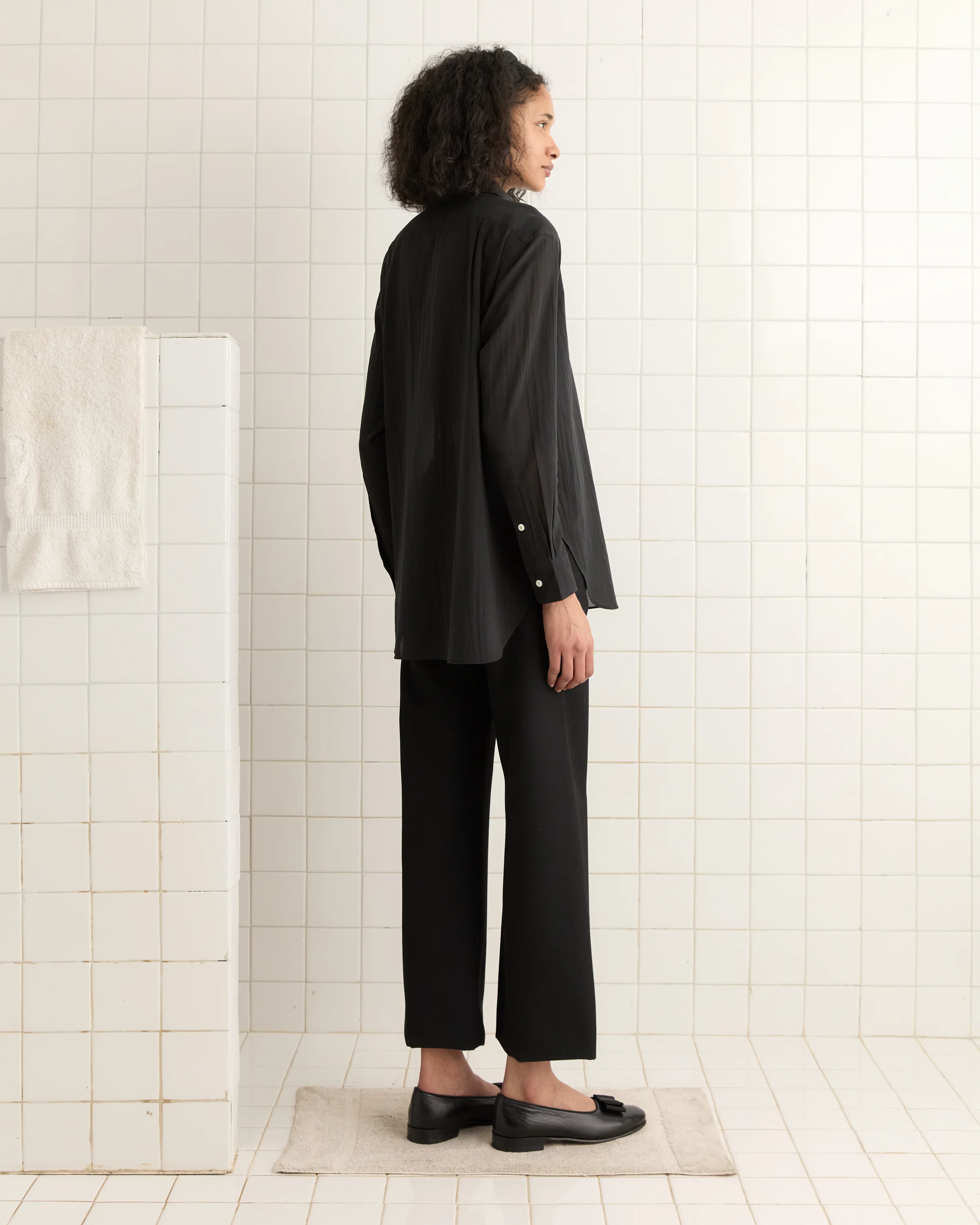 Voile Murray Shirt - Black - Image 3
