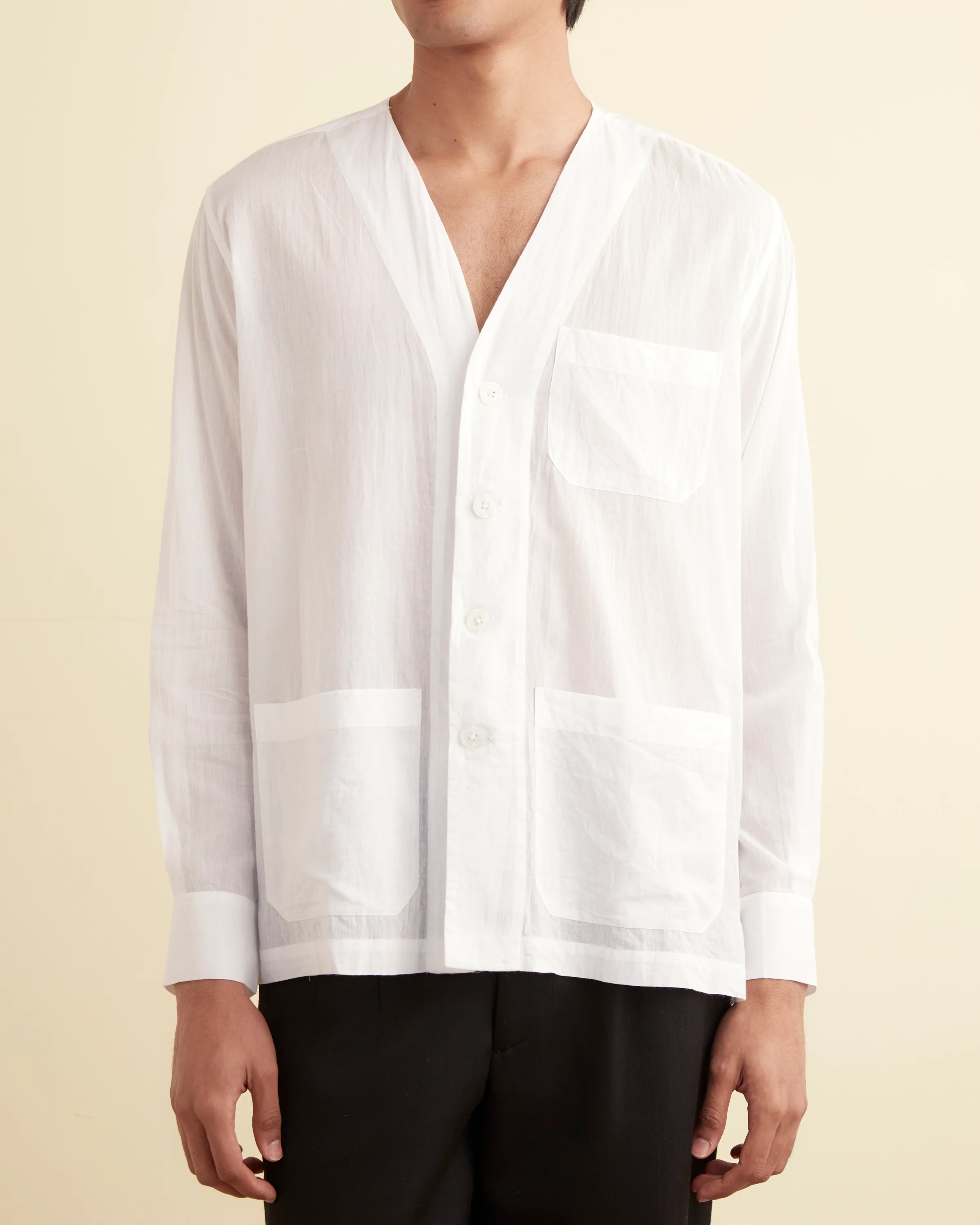 Voile Roberto Shirt - White - Image 2