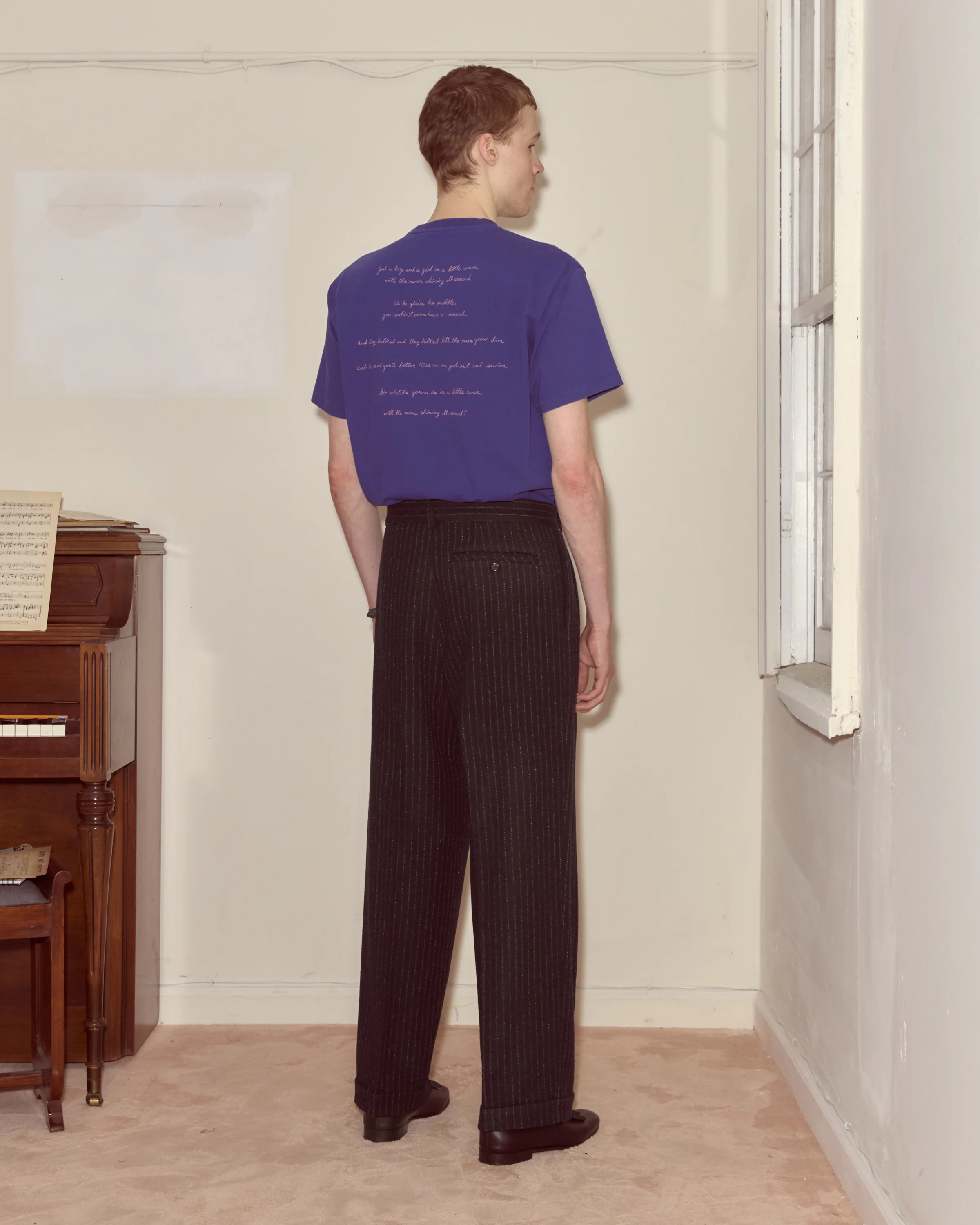Waldorf Pinstripe Trousers - Image 3