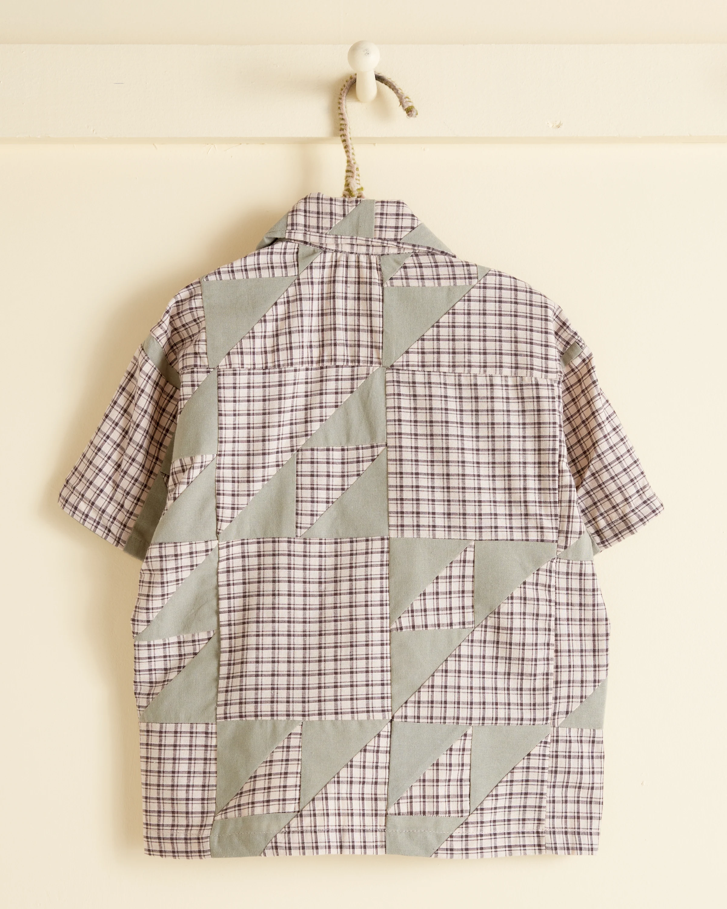 Wandering Lover Quilt Kid's Shirt - Mint - Image 3